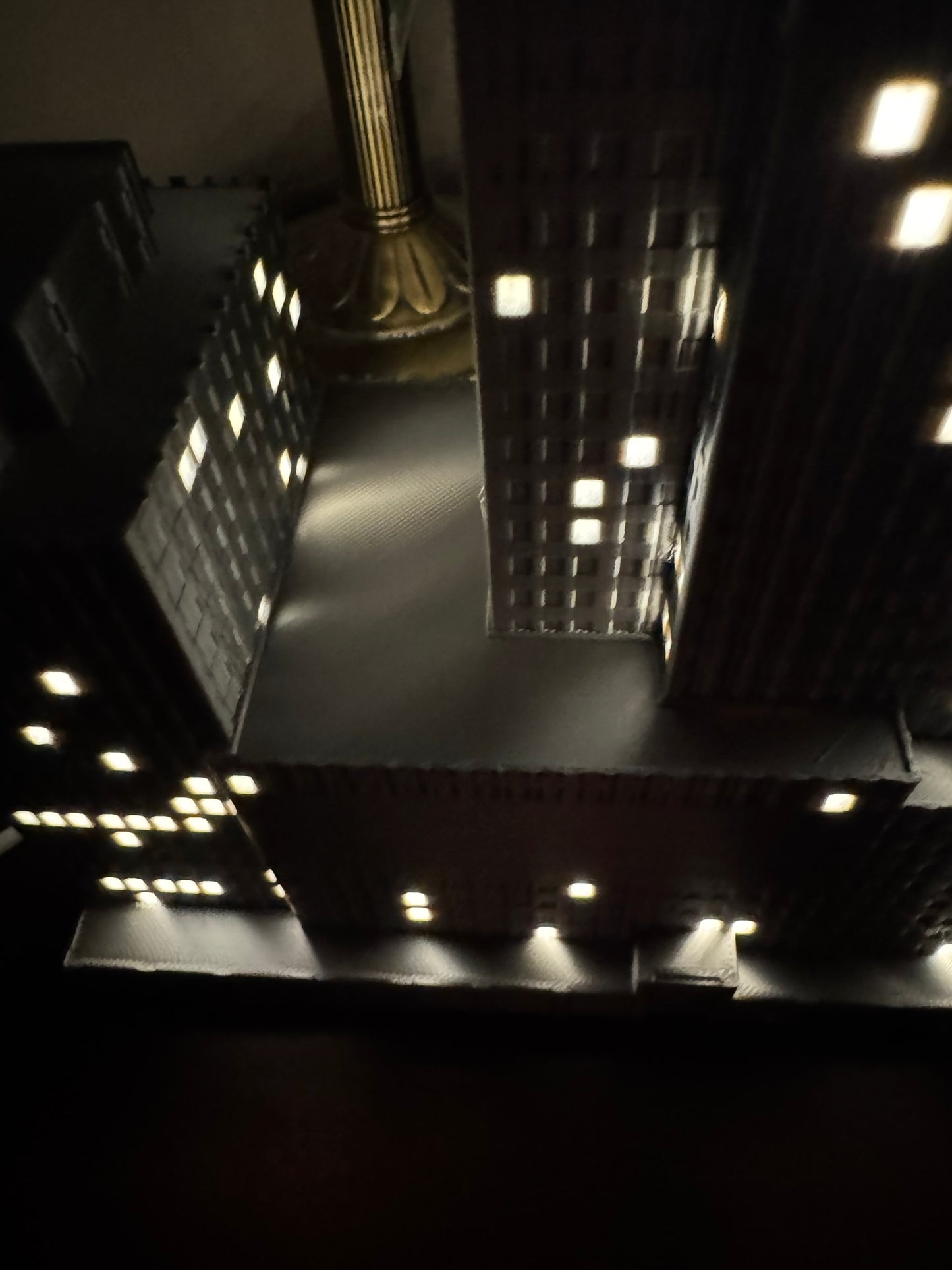 30 Rockefeller Plaza Light Up Model- 3D Printed