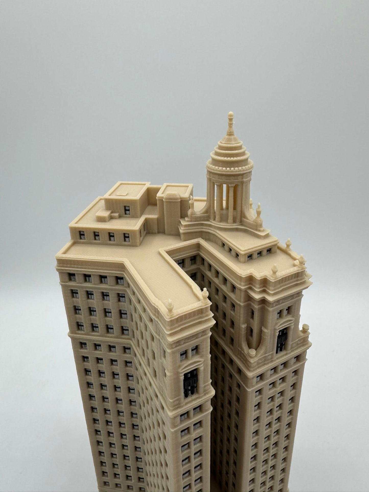 London Guarantee Building Model- 3D Printed Full Color