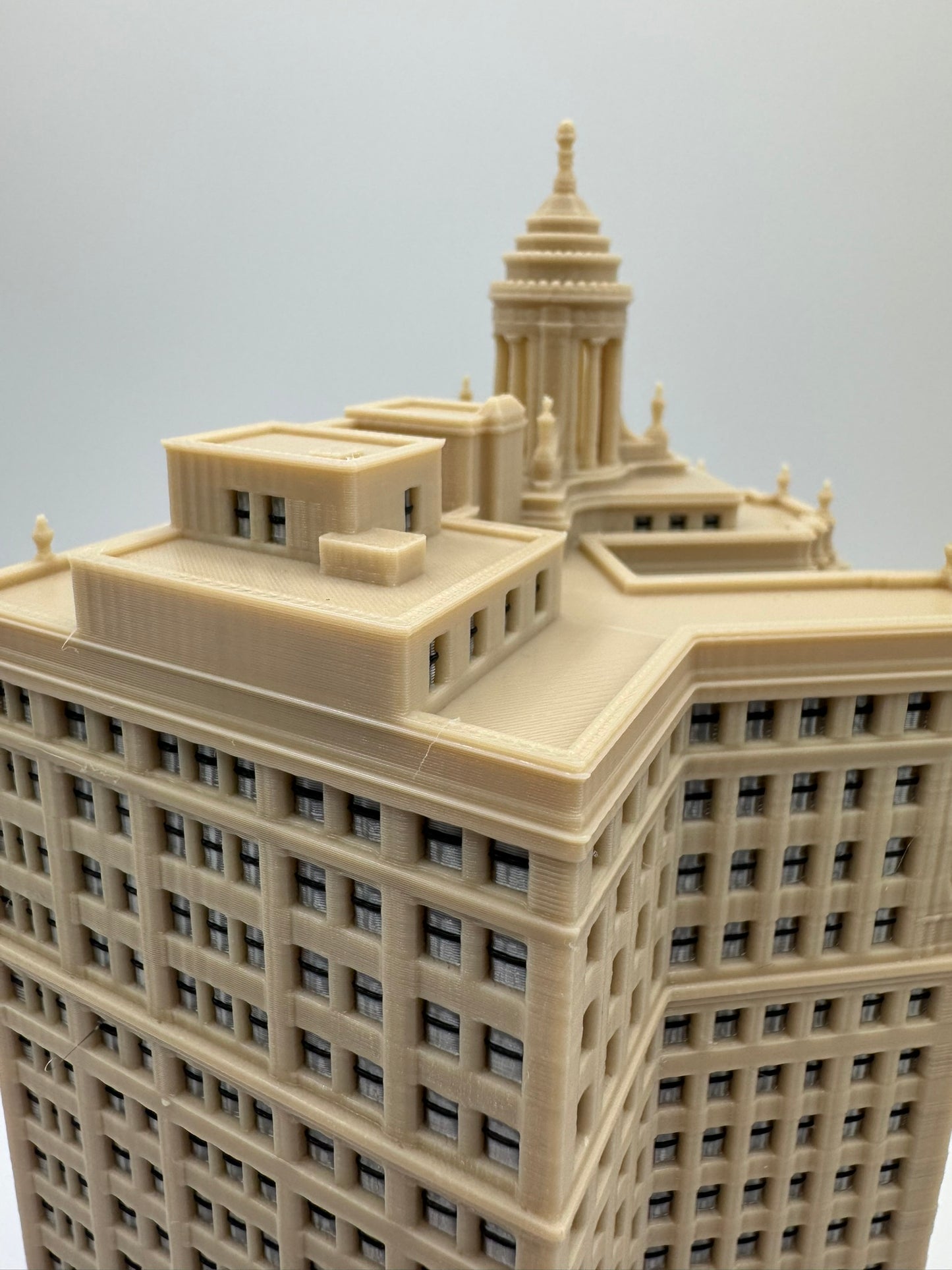 London Guarantee Building Model- 3D Printed Full Color