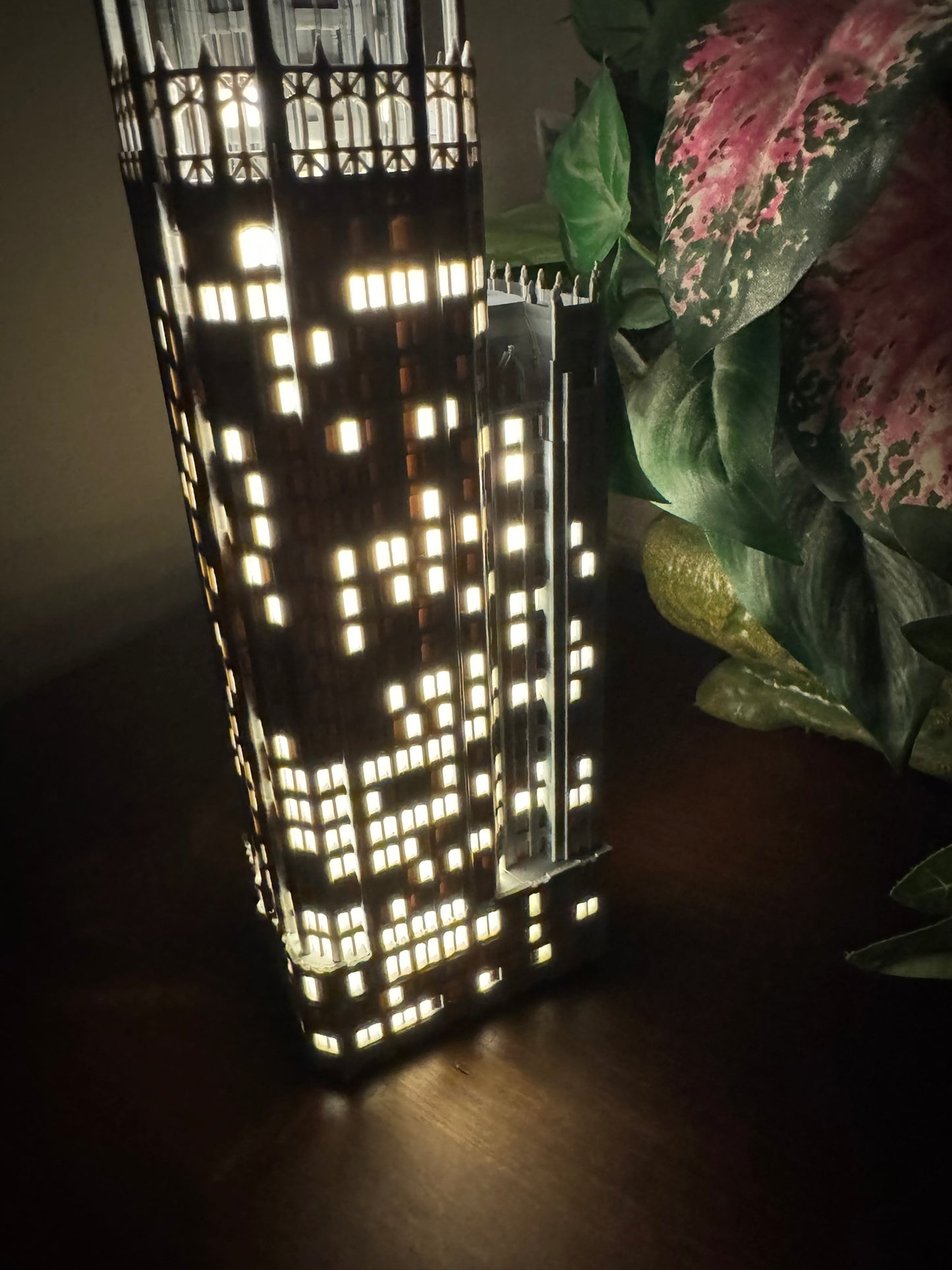 Tribune Tower Light Up Model- 3D Printed