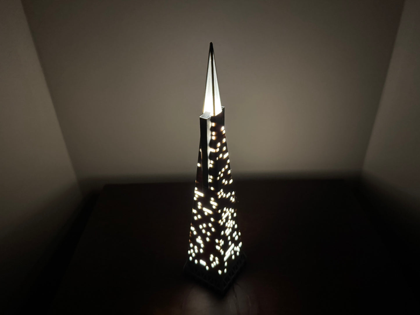 Transamerica Pyramid Light Up Model- 3D Printed