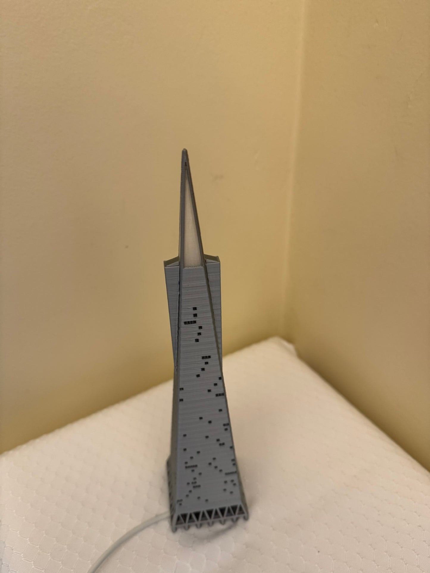 Transamerica Pyramid Light Up Model- 3D Printed