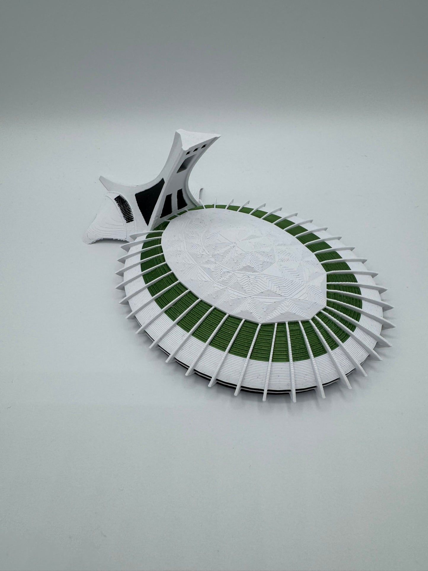 Montreal Olympic Stadium Model- 3D Printed Full Color