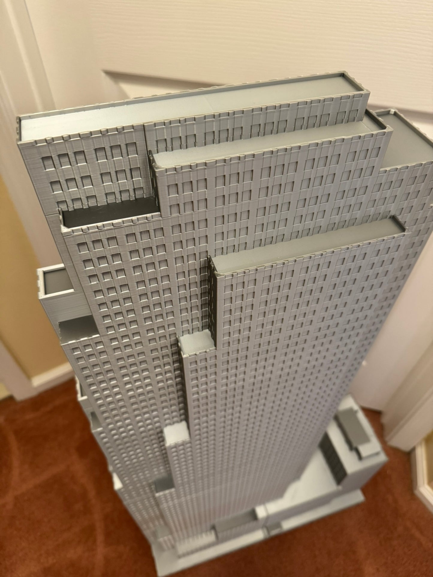 Extra Large 30 Rockefeller Plaza Model- 3D Printed