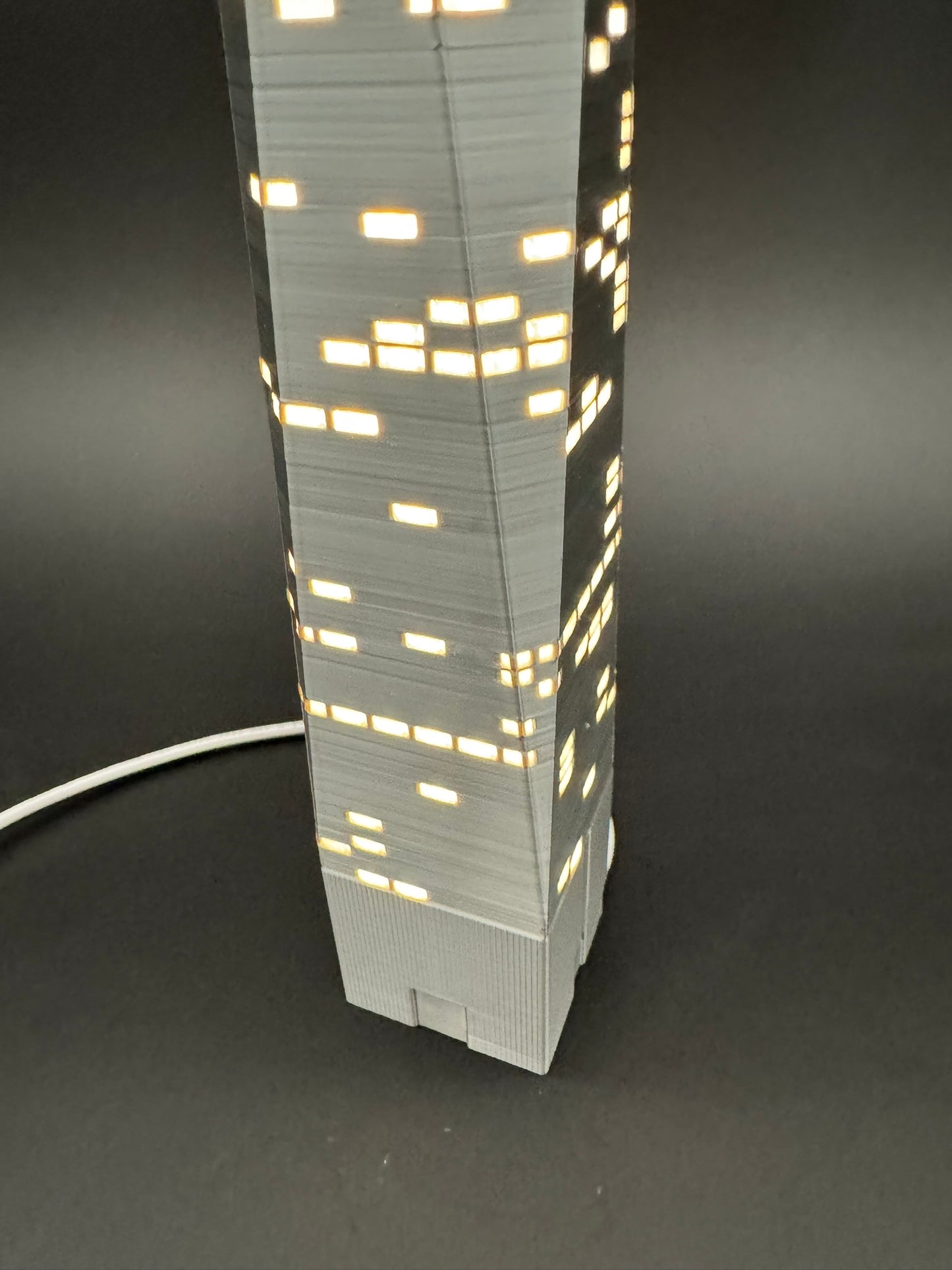 One World Trade Center Light Up Model- 3D Printed