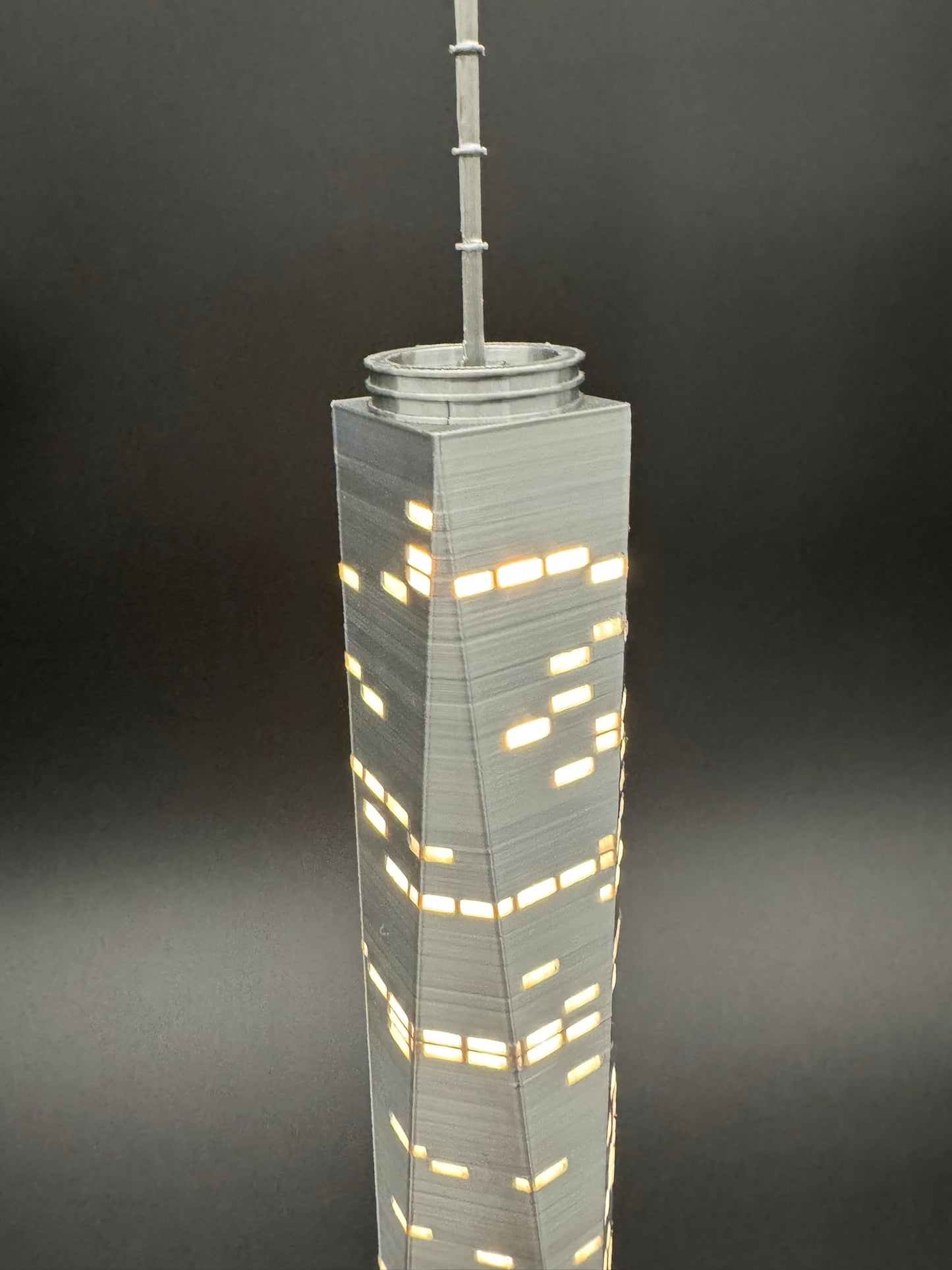 One World Trade Center Light Up Model- 3D Printed
