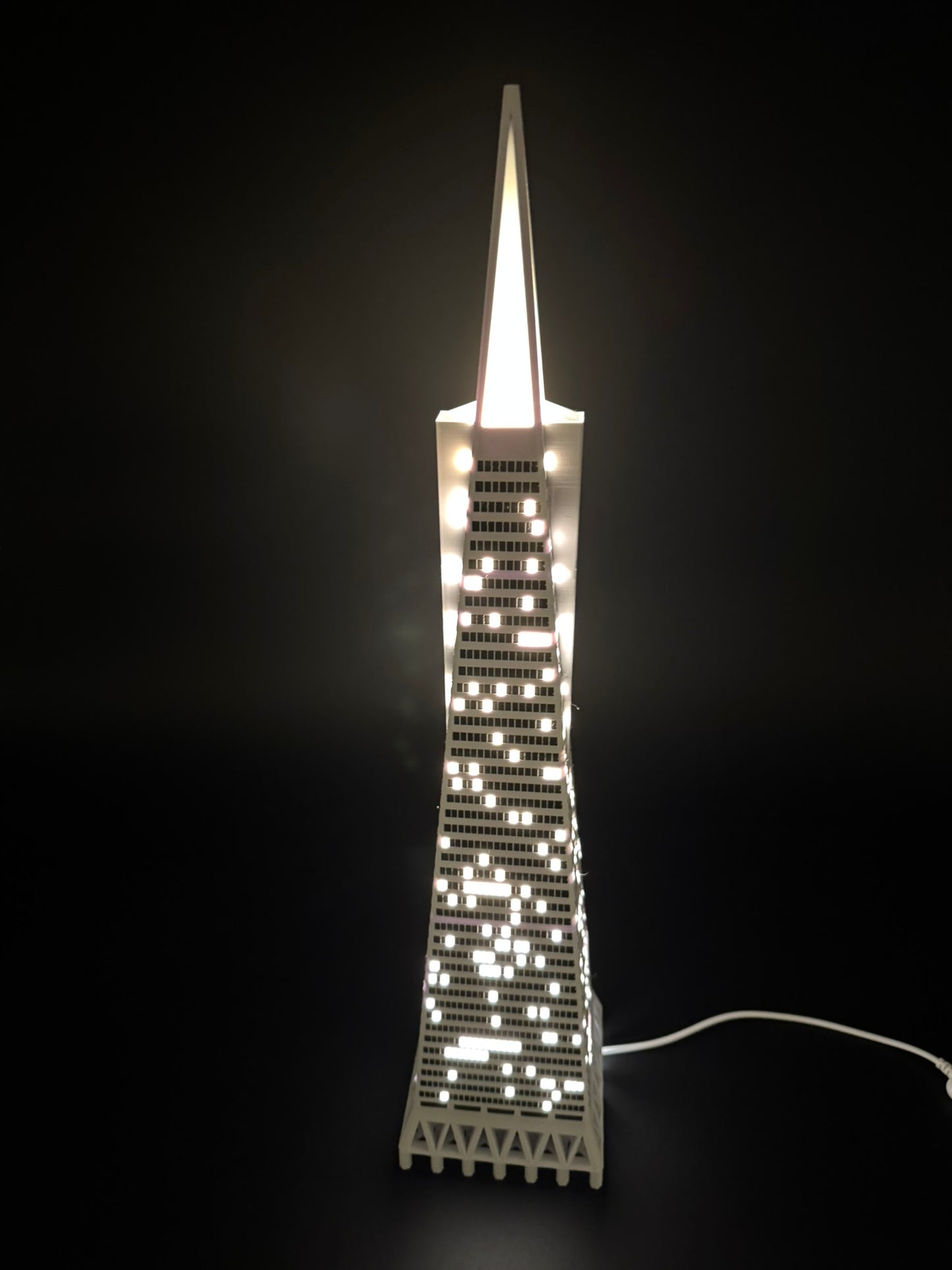 Transamerica Pyramid Light Up Model- 3D Printed