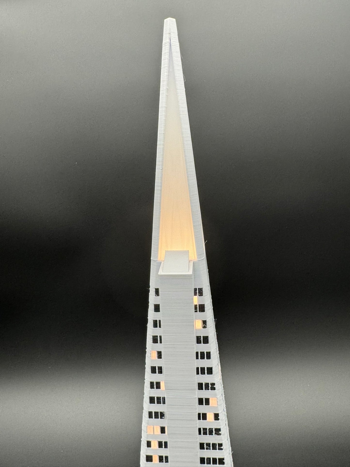 Transamerica Pyramid Light Up Model- 3D Printed