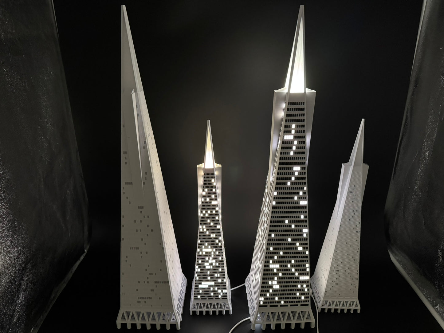 Transamerica Pyramid Light Up Model- 3D Printed