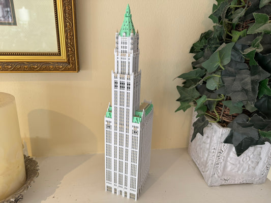 Woolworth Building Model- 3D Printed Full Color