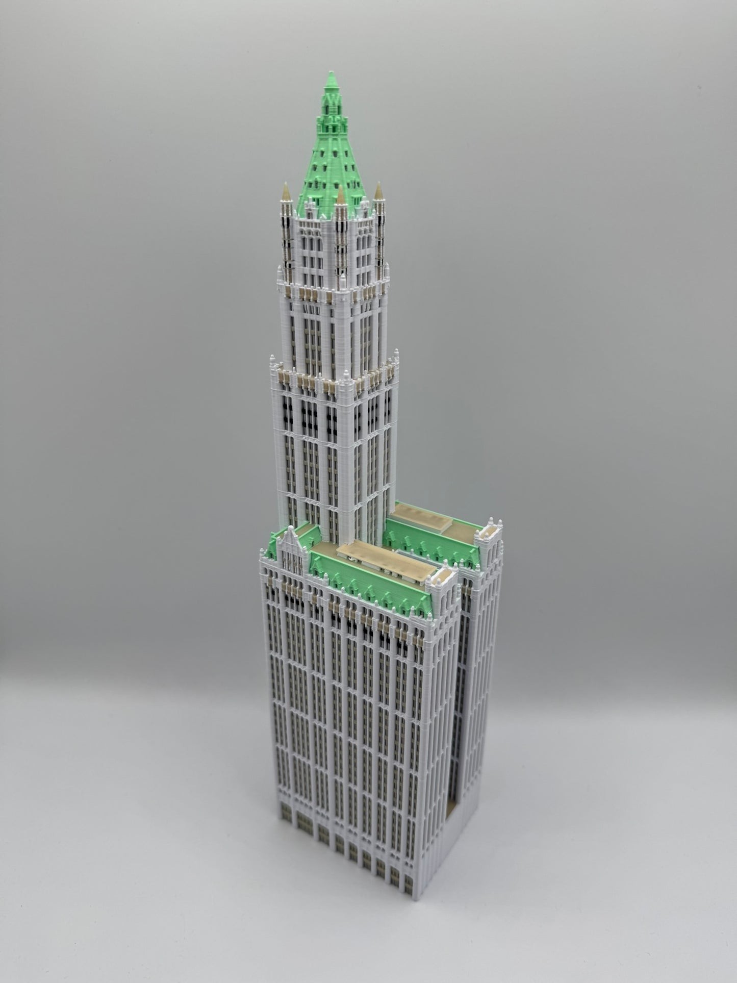 Woolworth Building Model- 3D Printed Full Color