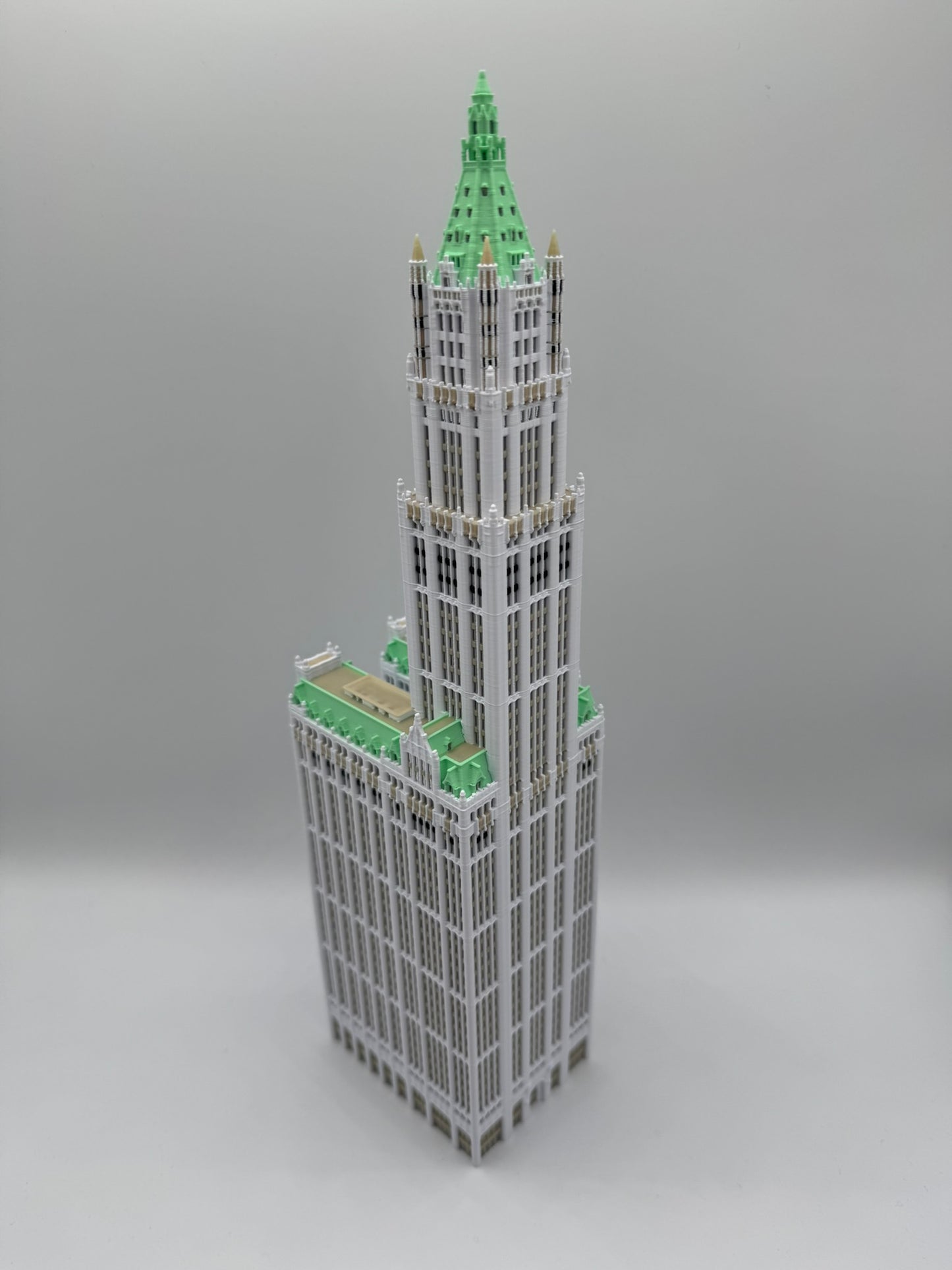 Woolworth Building Model- 3D Printed Full Color