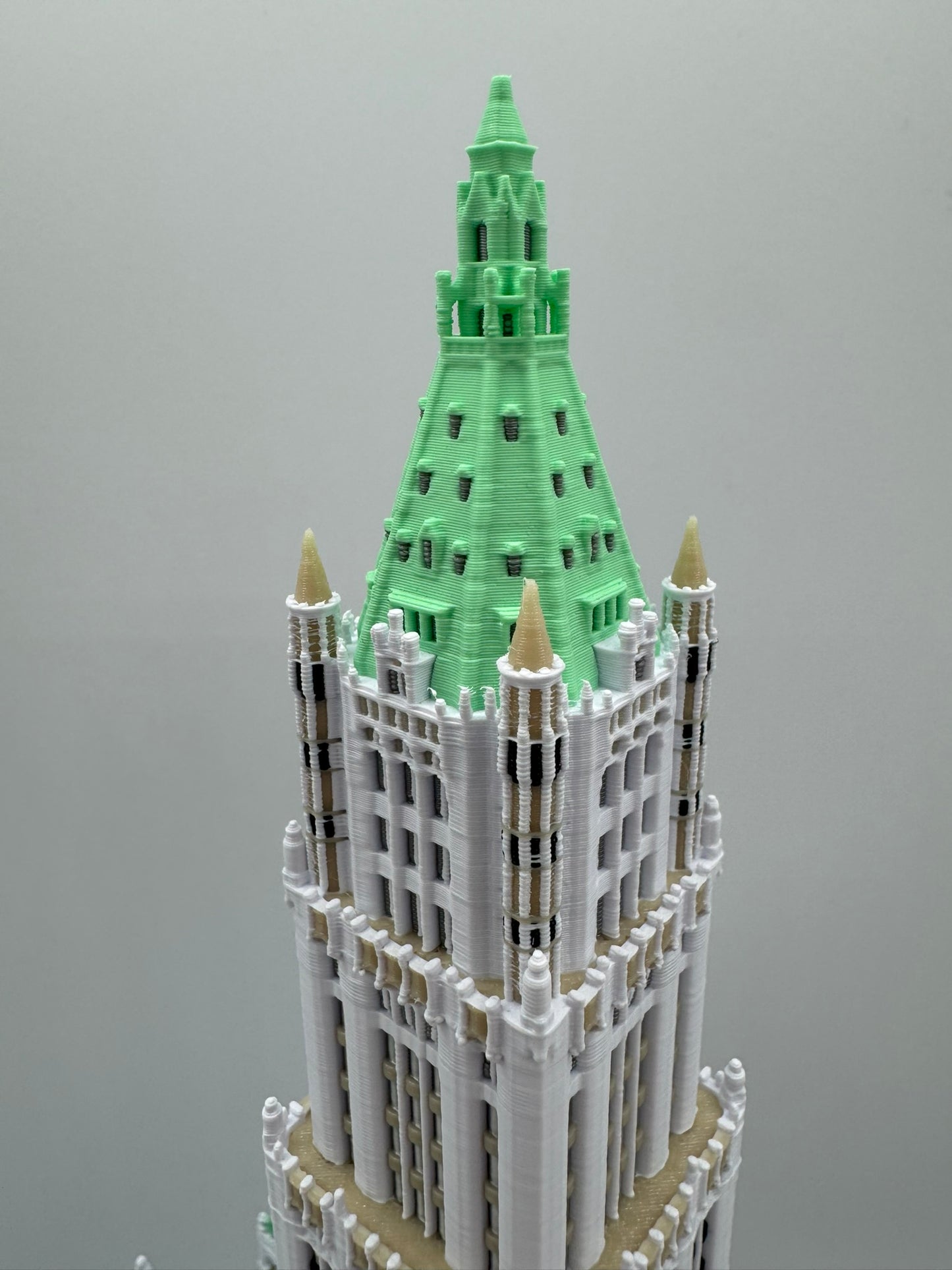 Woolworth Building Model- 3D Printed Full Color