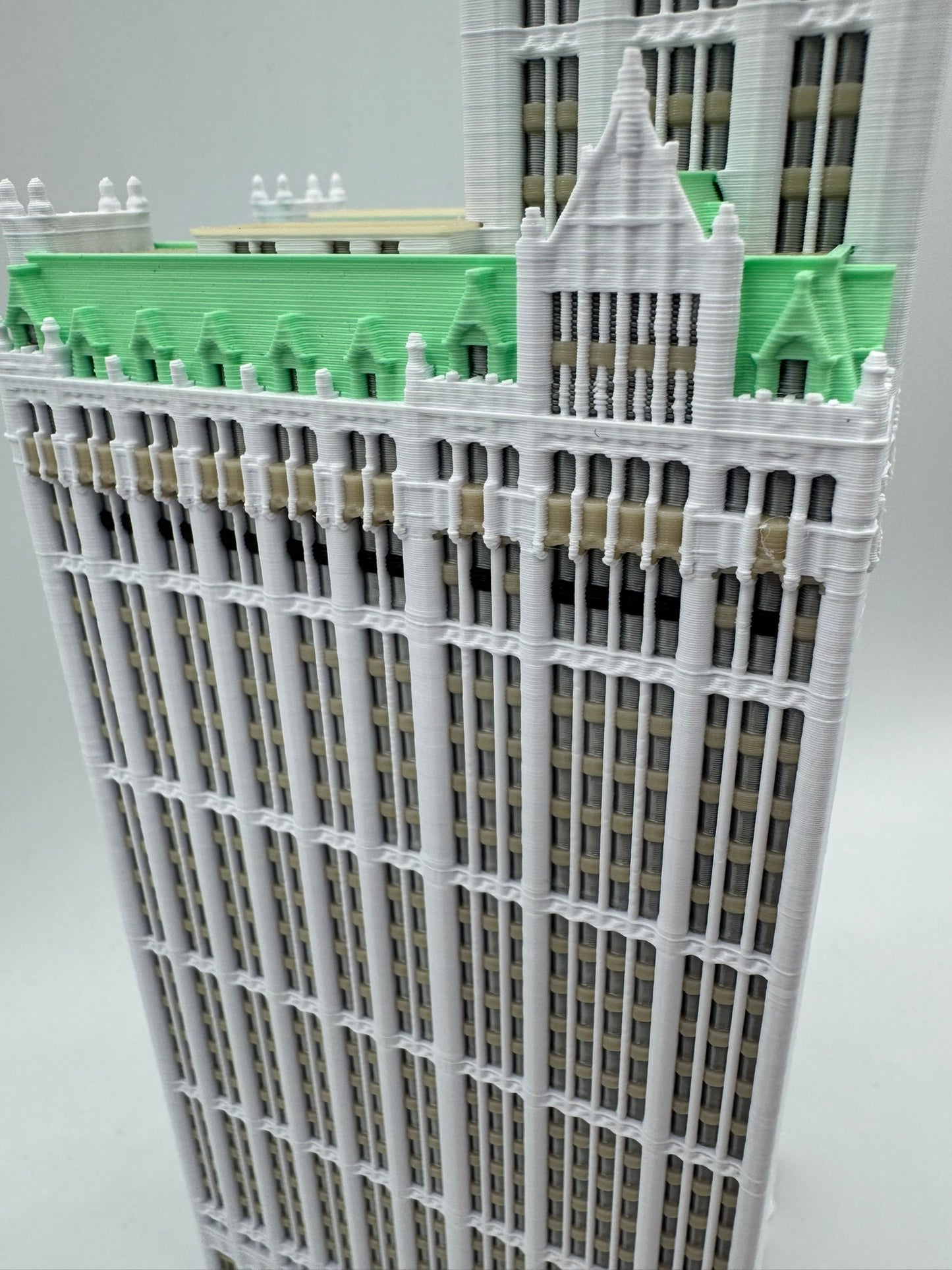 Woolworth Building Model- 3D Printed Full Color