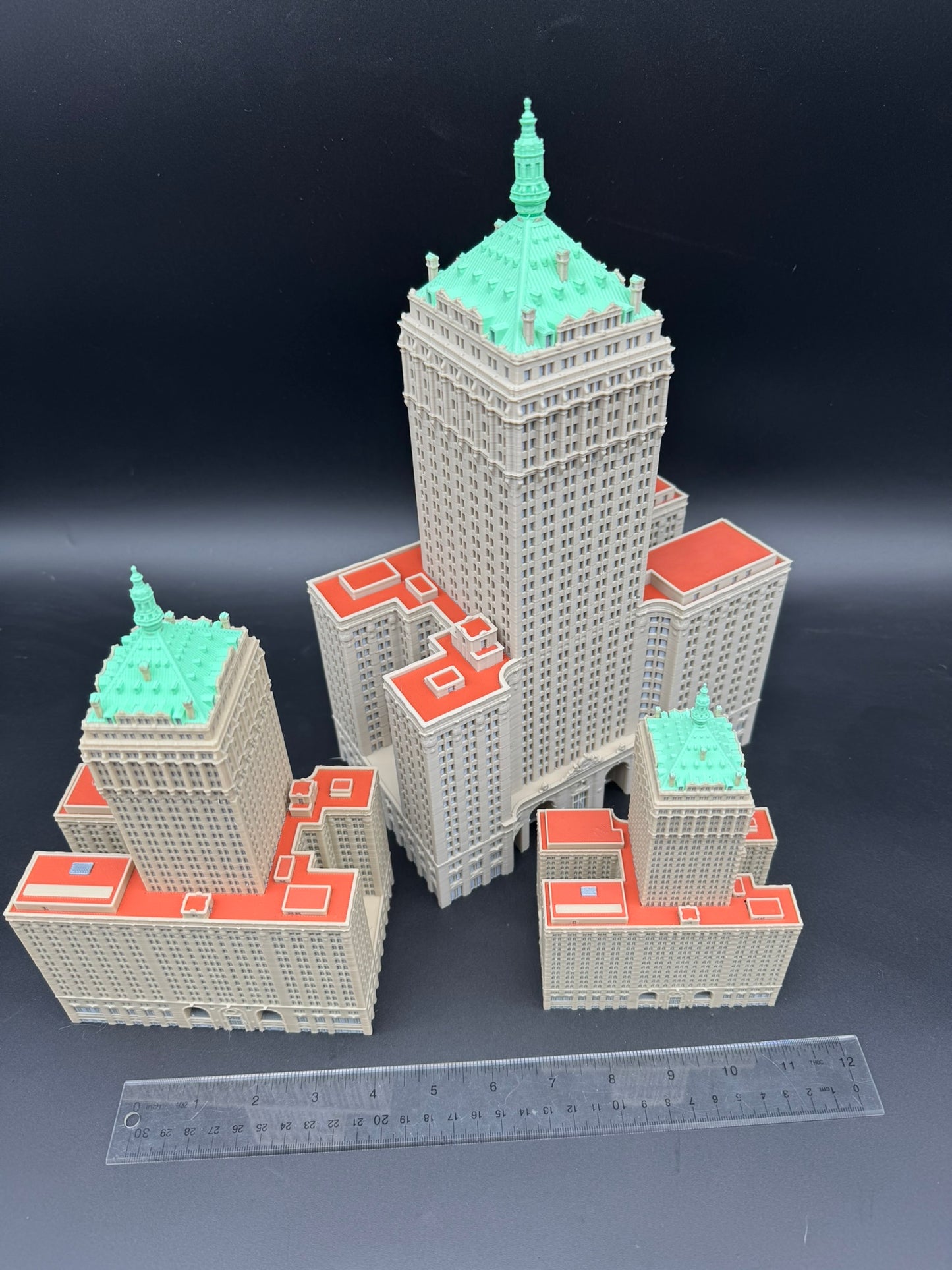 Helmsley Building Model- 3D Printed Full Color