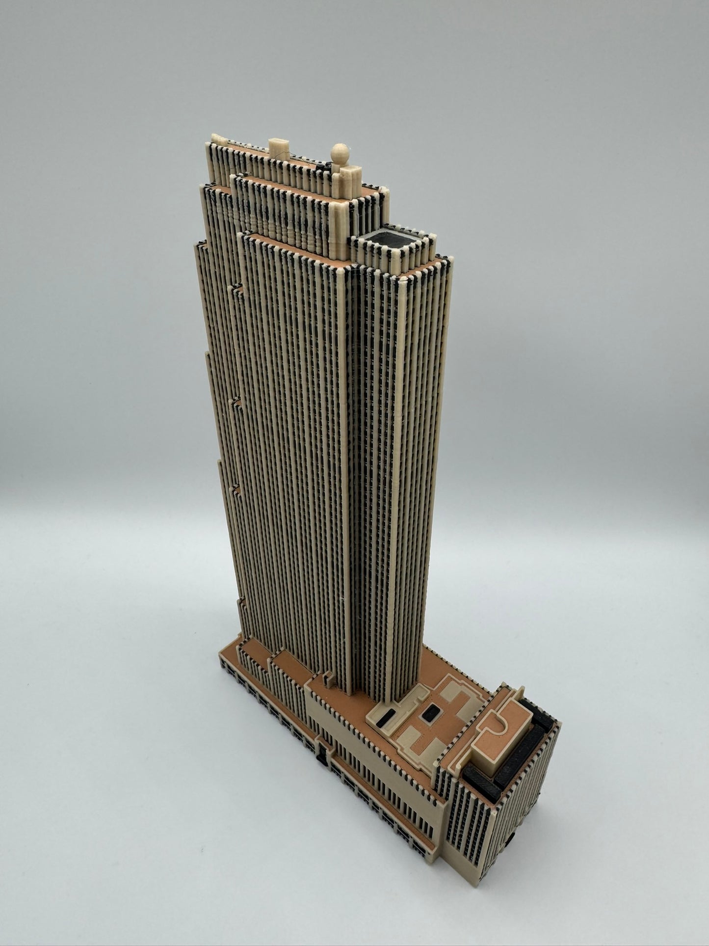 30 Rockefeller Plaza Model- 3D Printed Full Color