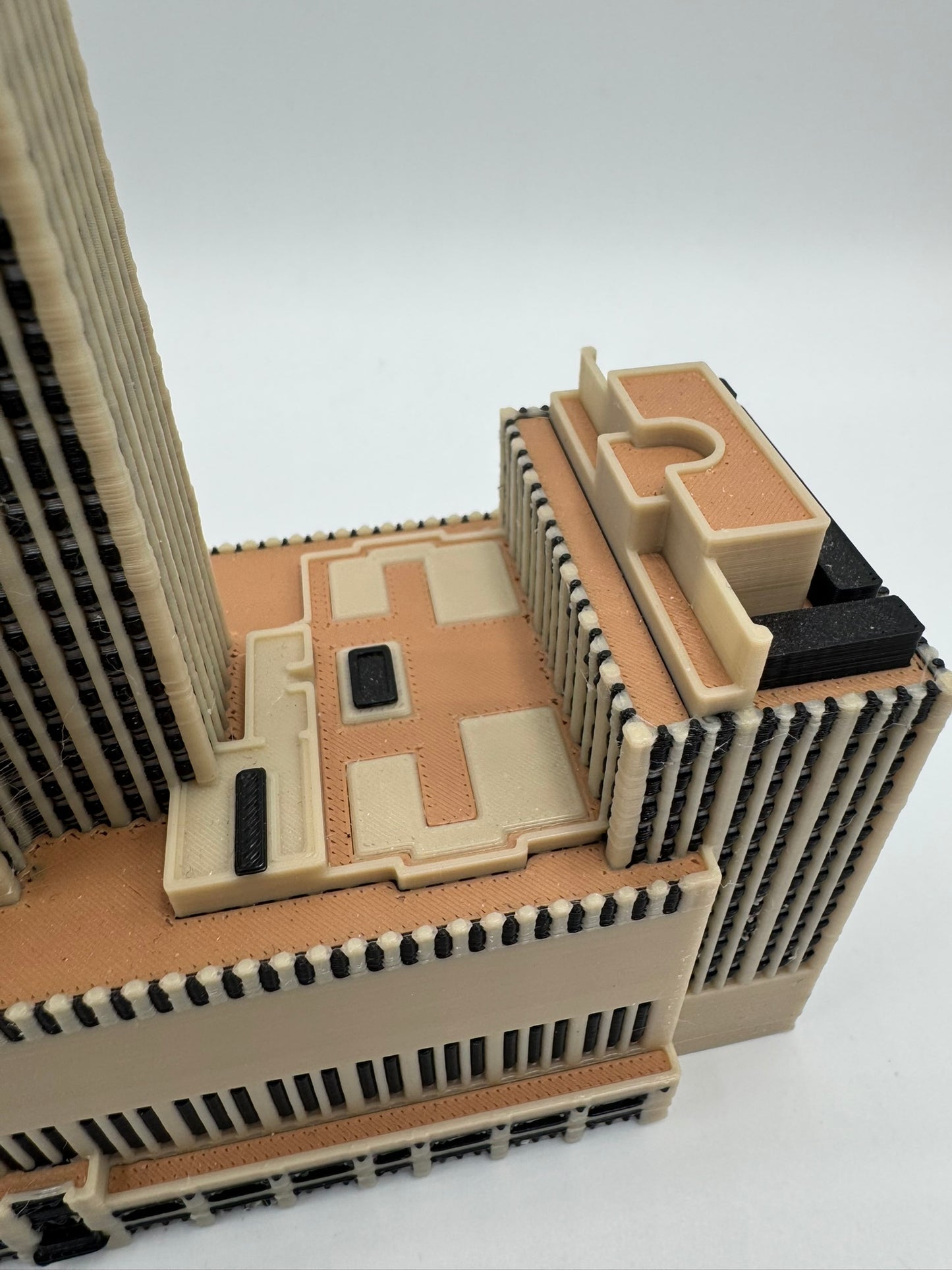 30 Rockefeller Plaza Model- 3D Printed Full Color