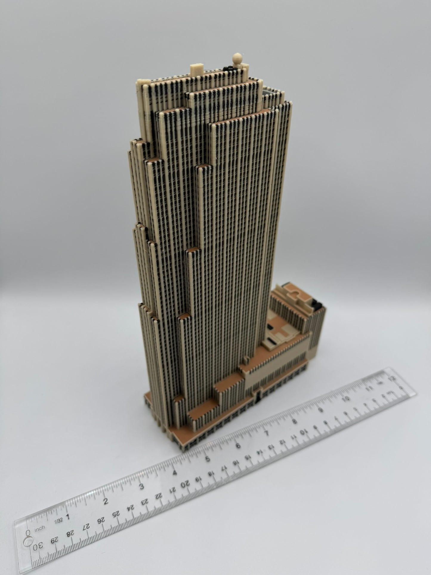 30 Rockefeller Plaza Model- 3D Printed Full Color