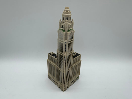 LeVeque Tower Model- 3D Printed Full Color