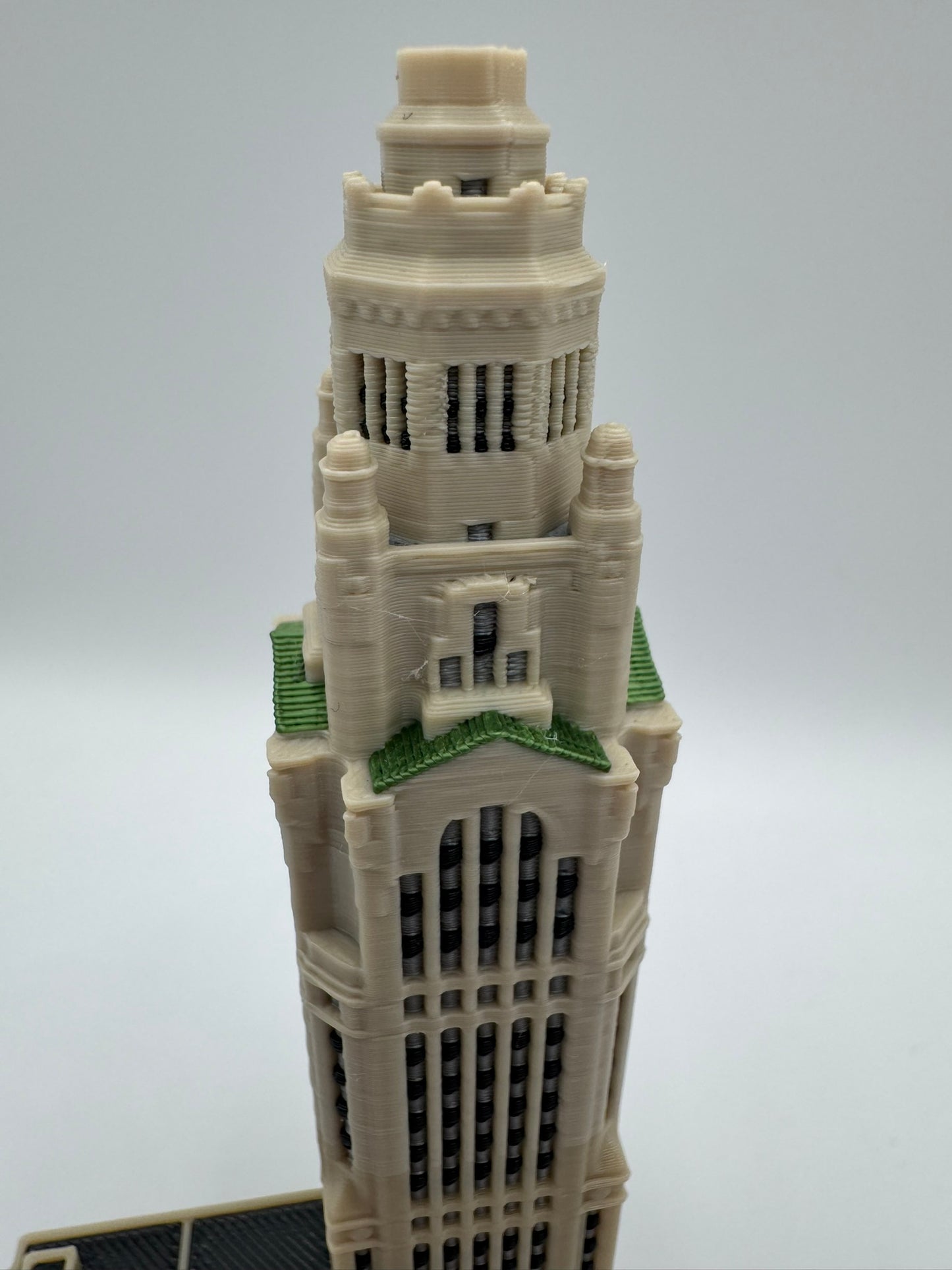 LeVeque Tower Model- 3D Printed Full Color