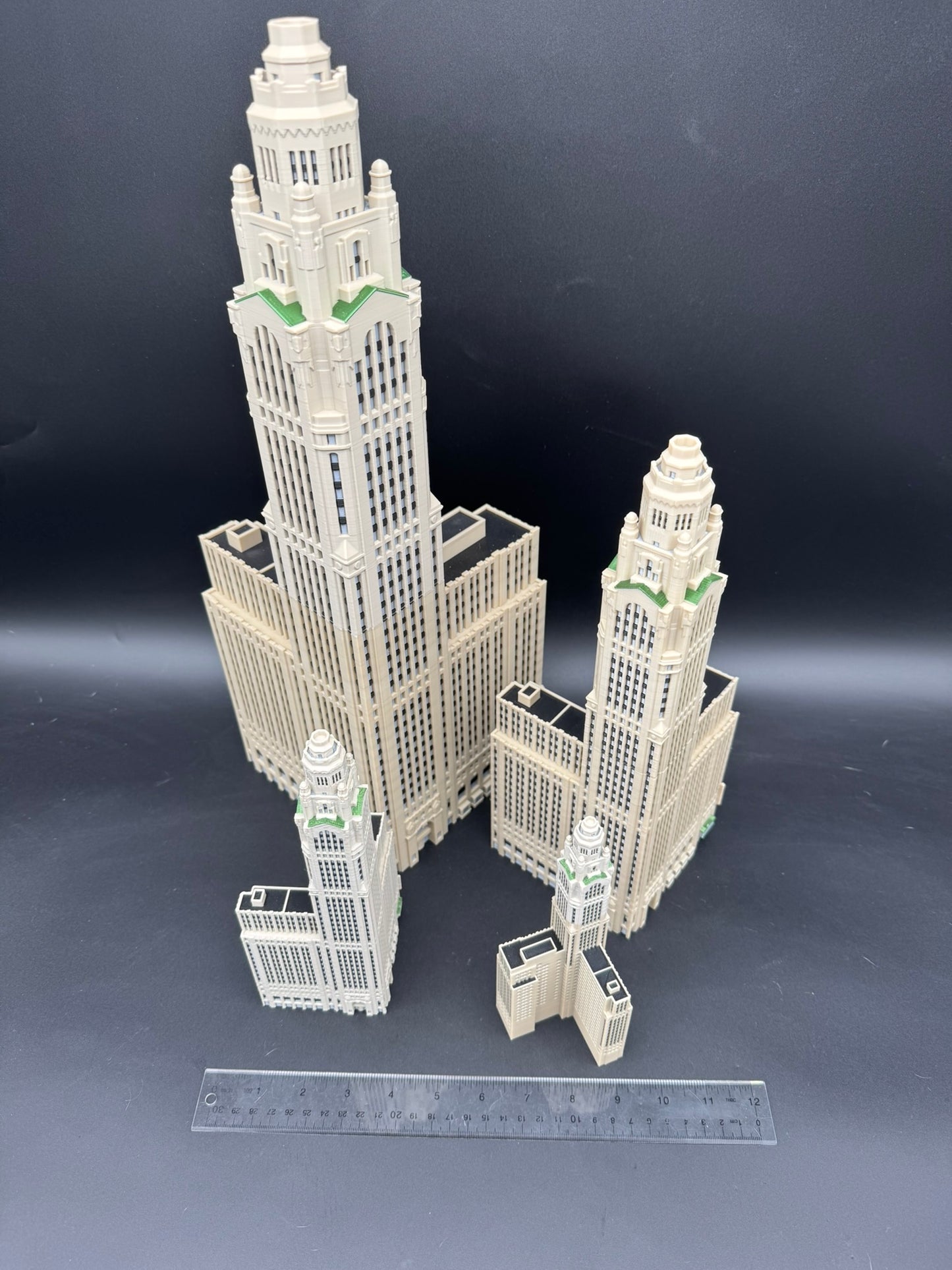 LeVeque Tower Model- 3D Printed Full Color