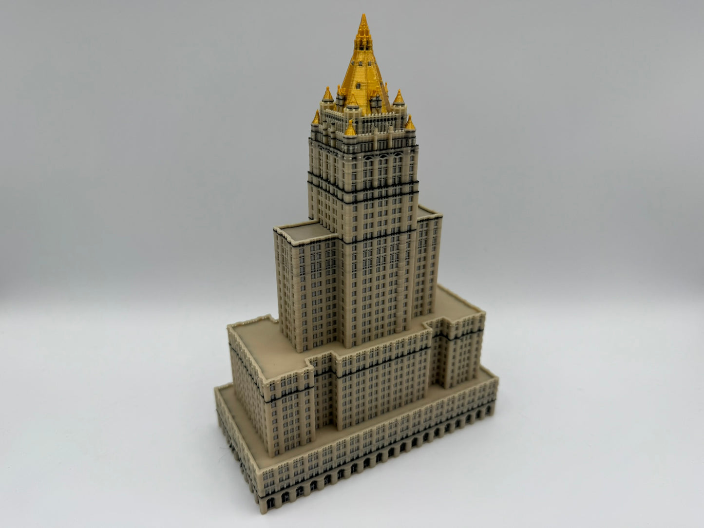 New York Life Building Model- 3D Printed Full Color