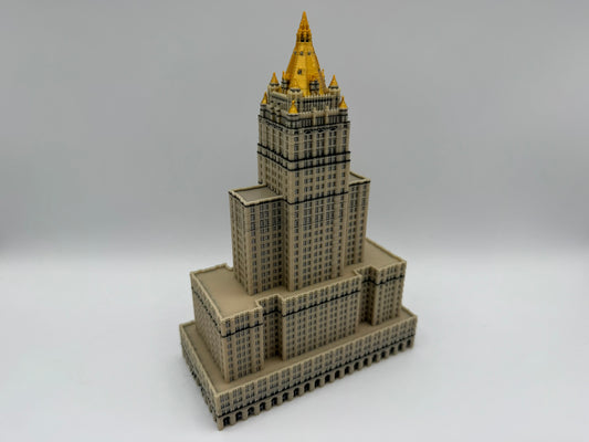 New York Life Building Model- 3D Printed Full Color