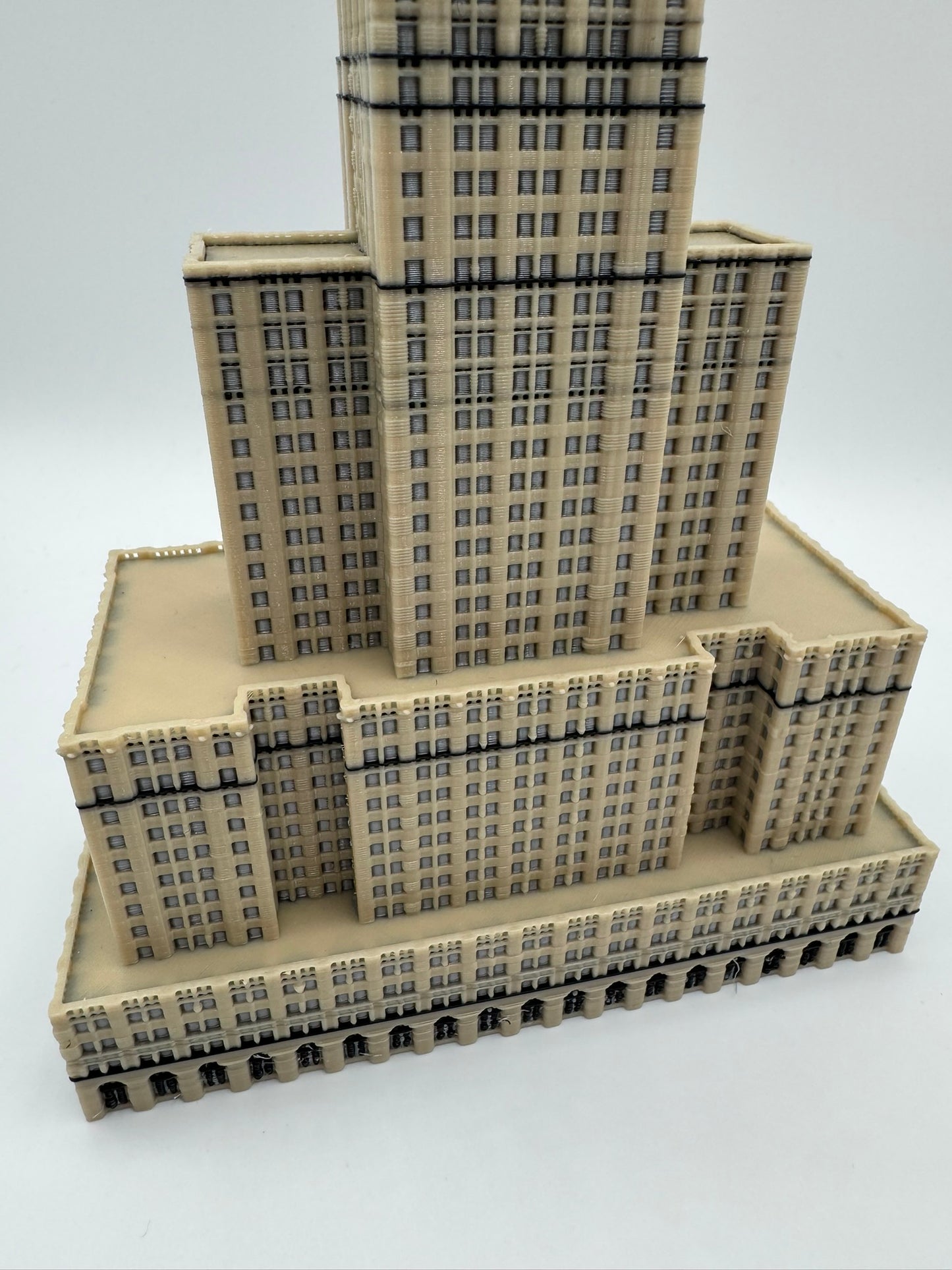 New York Life Building Model- 3D Printed Full Color