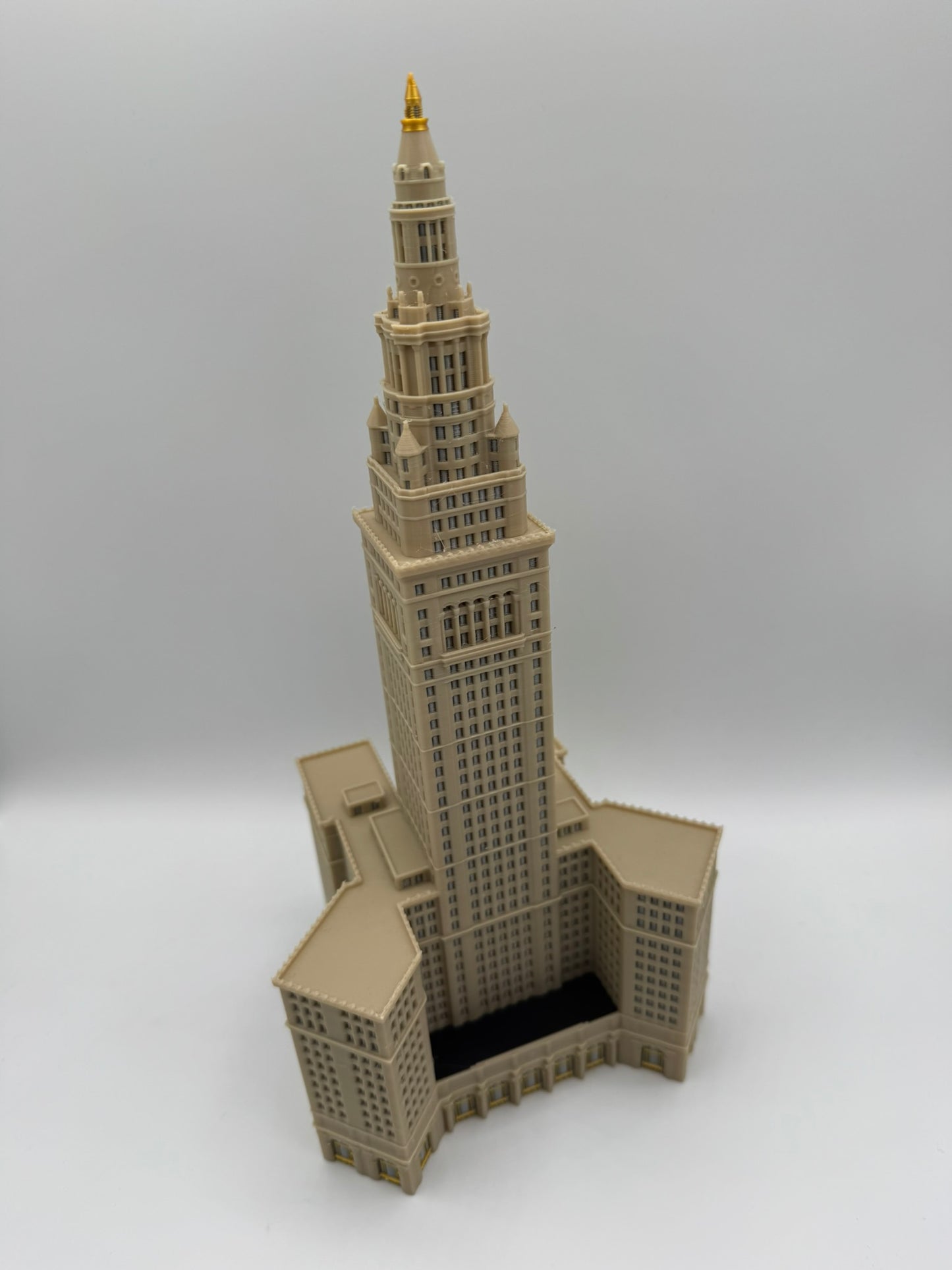 Cleveland Terminal Tower Model- 3D Printed Full Color