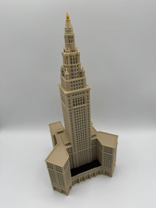 Cleveland Terminal Tower Model- 3D Printed Full Color