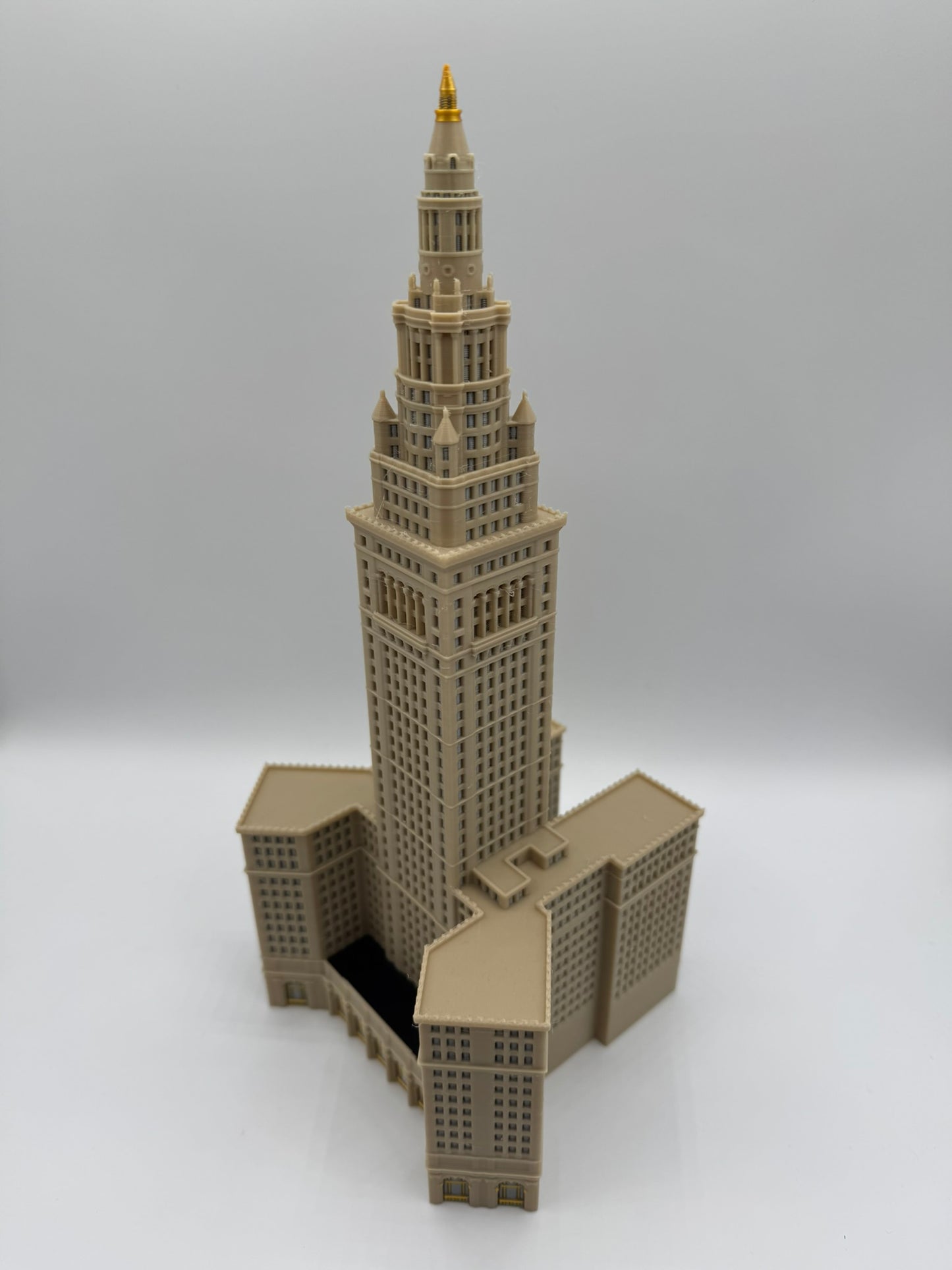 Cleveland Terminal Tower Model- 3D Printed Full Color