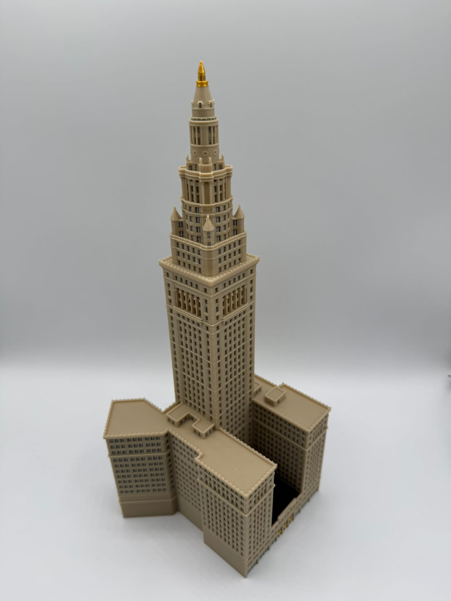 Cleveland Terminal Tower Model- 3D Printed Full Color