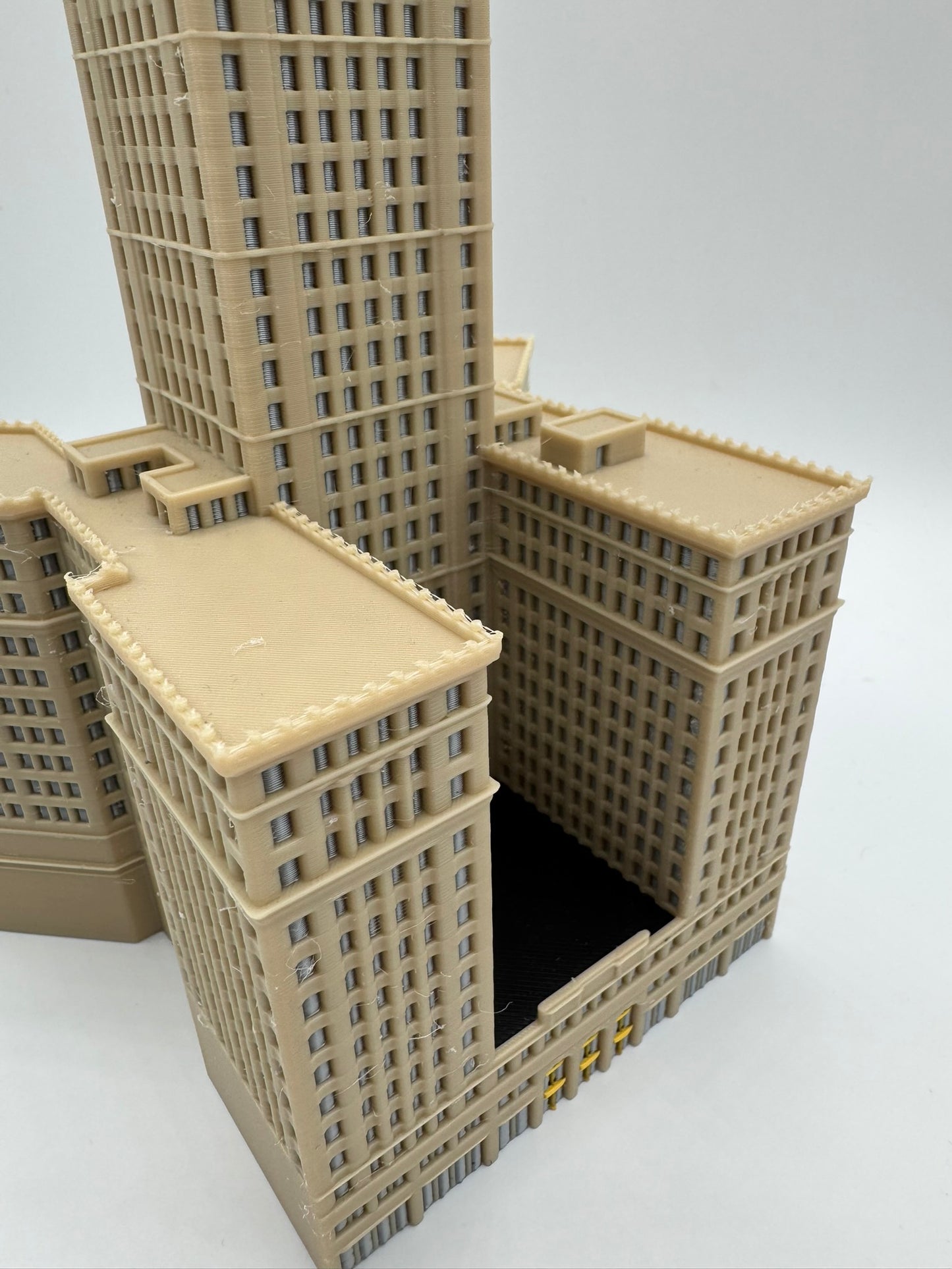 Cleveland Terminal Tower Model- 3D Printed Full Color