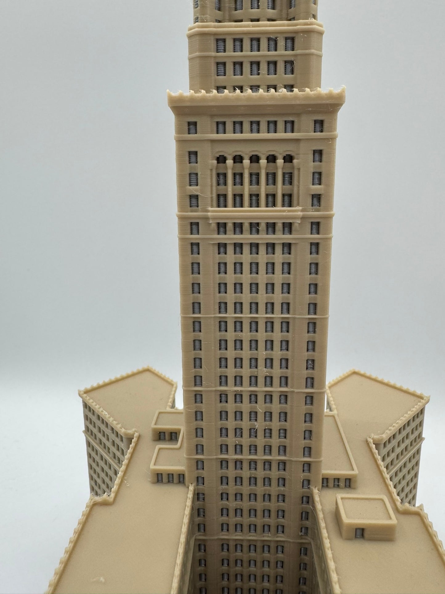 Cleveland Terminal Tower Model- 3D Printed Full Color