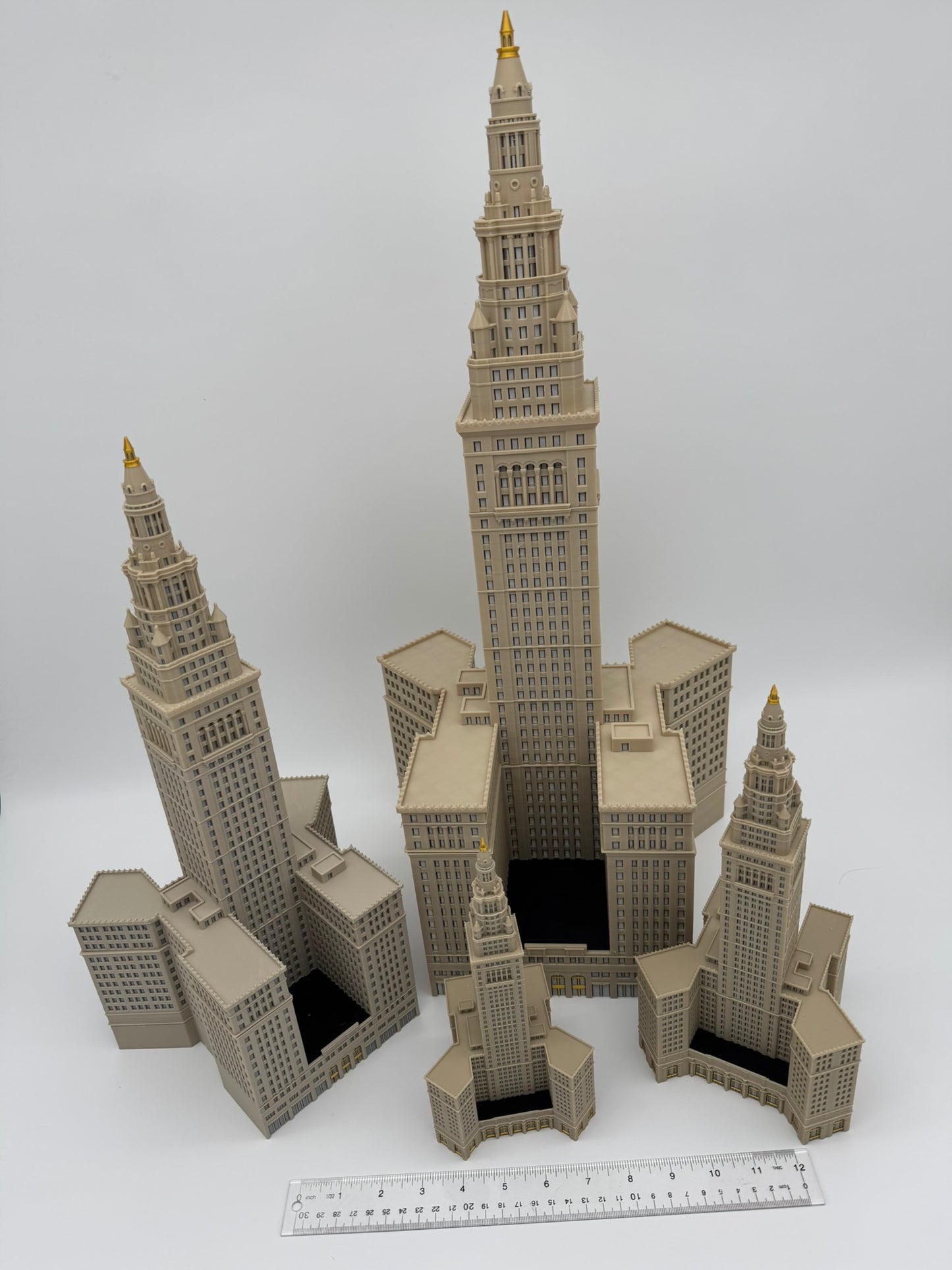 Cleveland Terminal Tower Model- 3D Printed Full Color