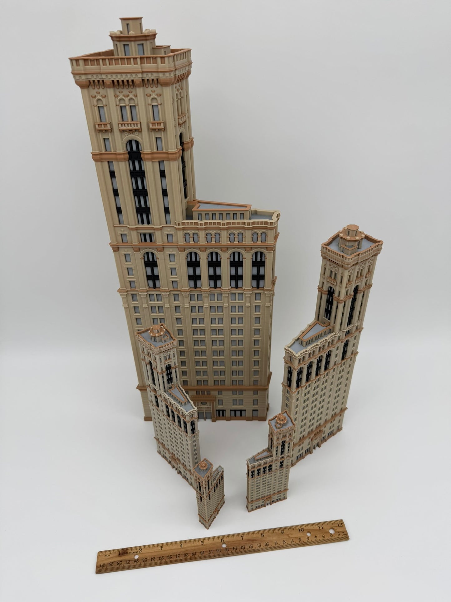 One Times Square Model- 3D Printed Full Color