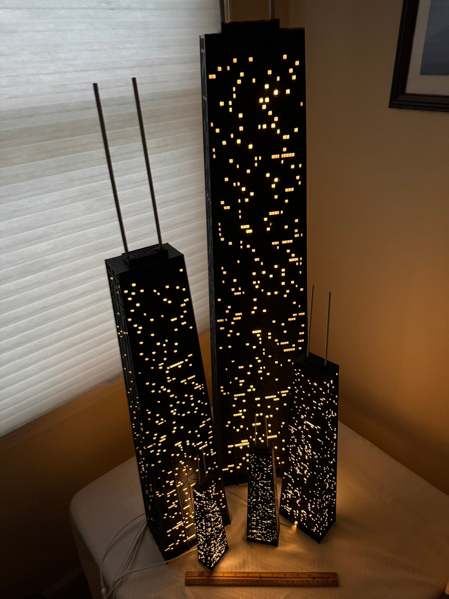John Hancock Center Light Up Model- 3D Printed