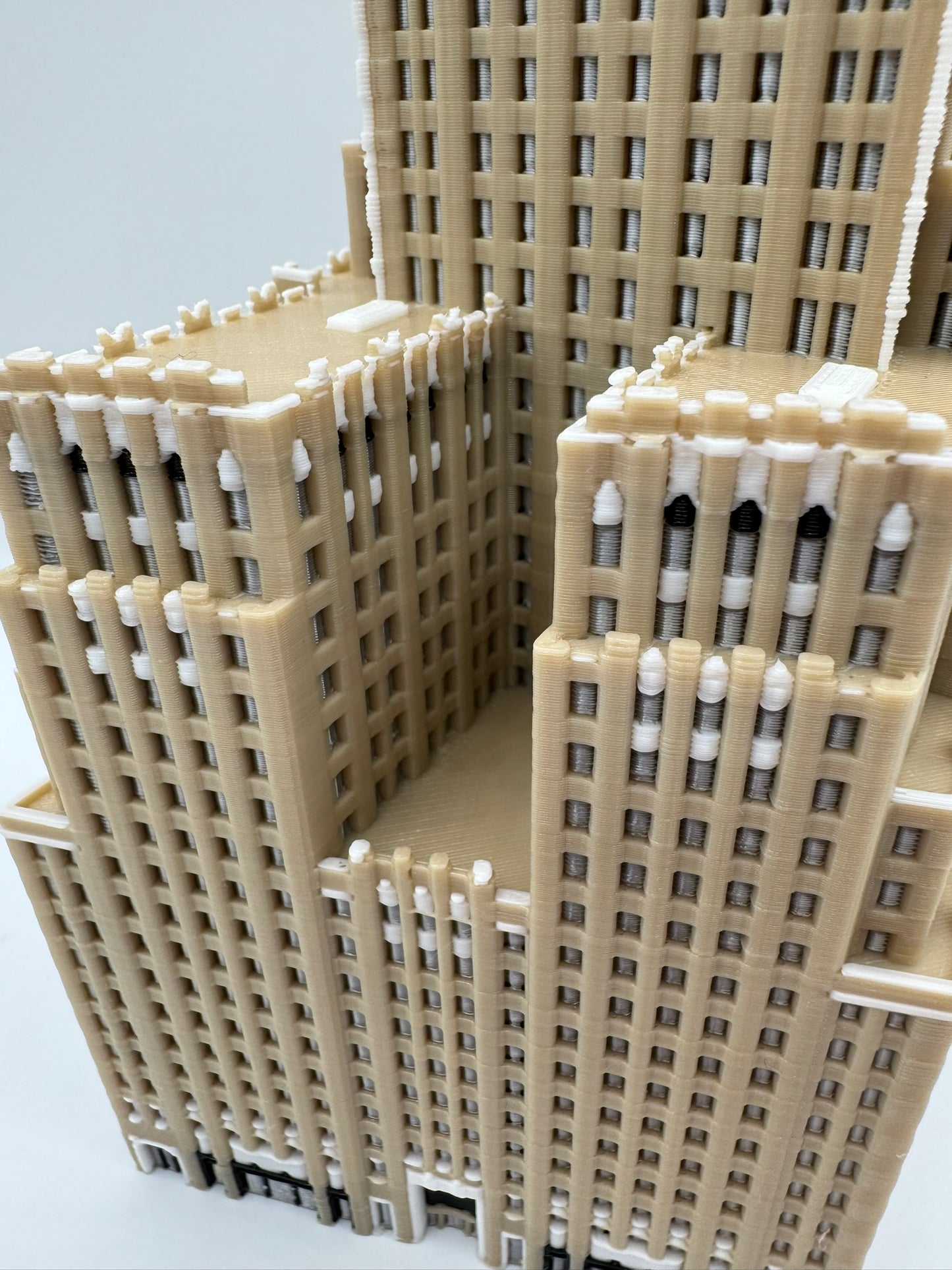 Barclay-Vesey Building Model- 3D Printed Full Color