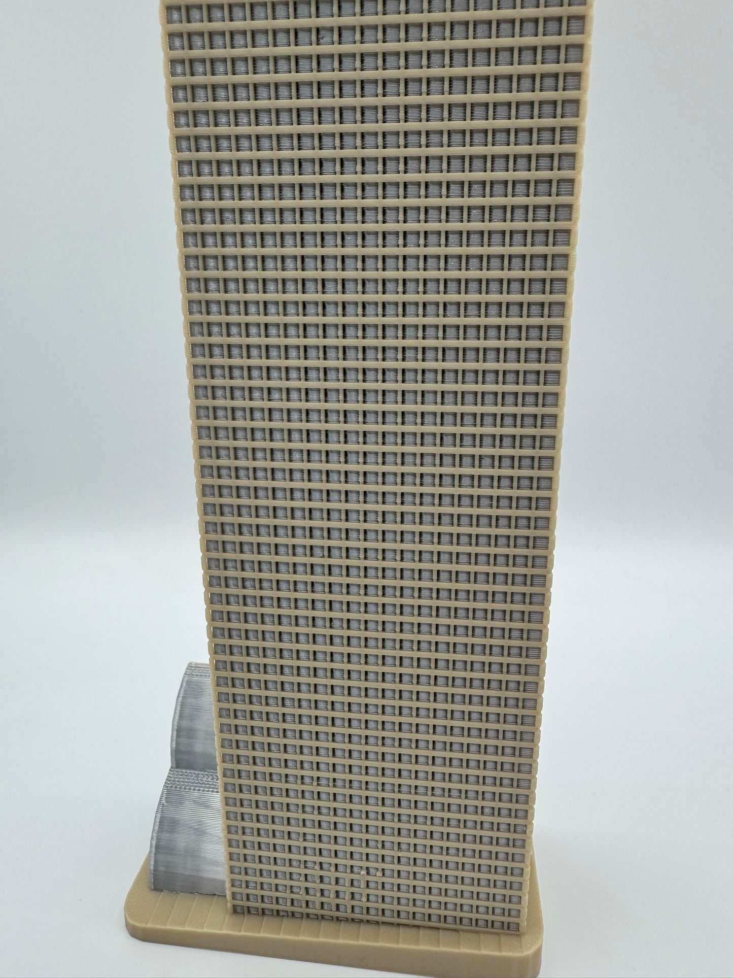 Wells Fargo Center Denver Model- 3D Printed Full Color