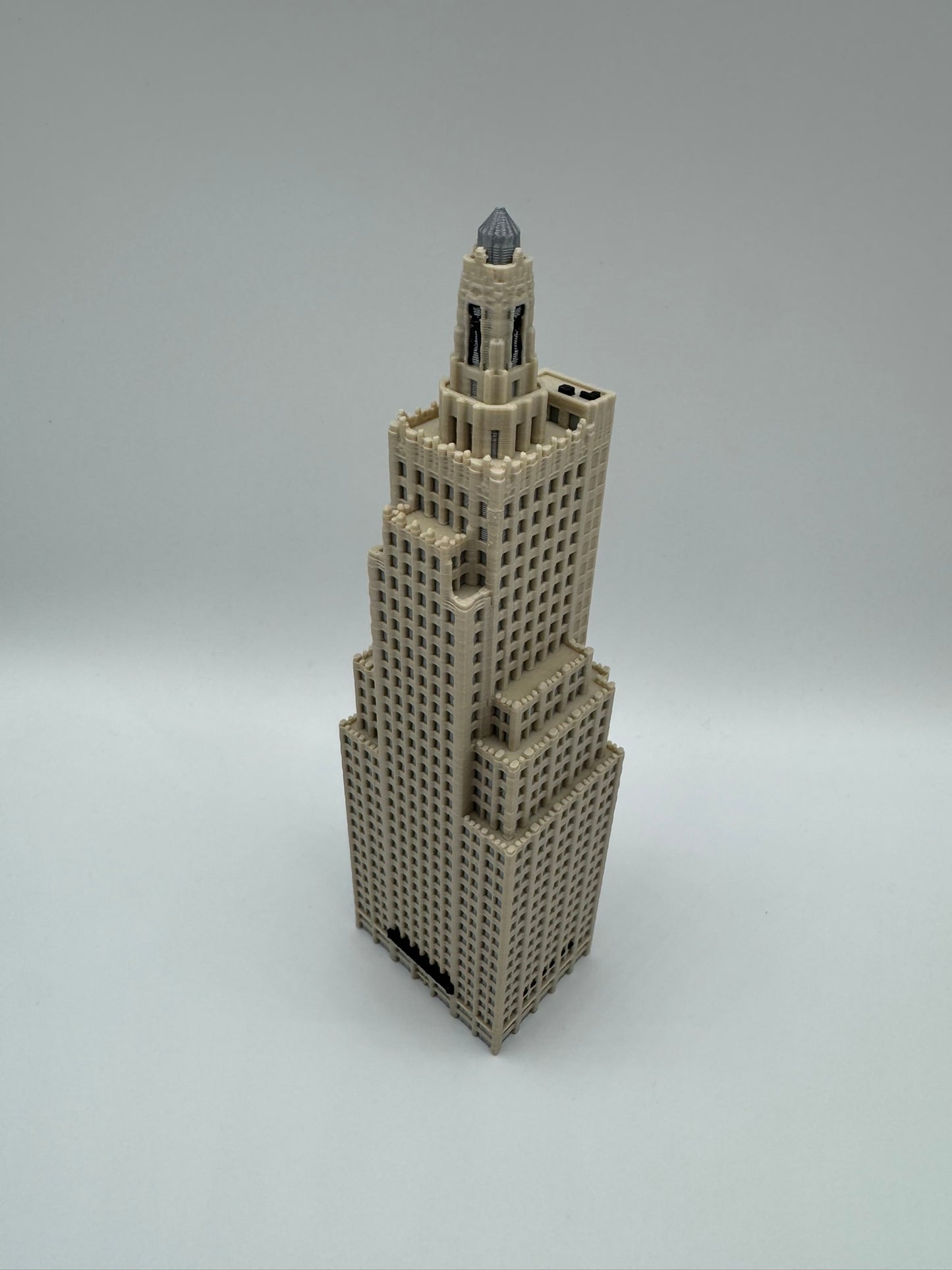 Kansas City Power and Light Building Model- 3D Printed Full Color