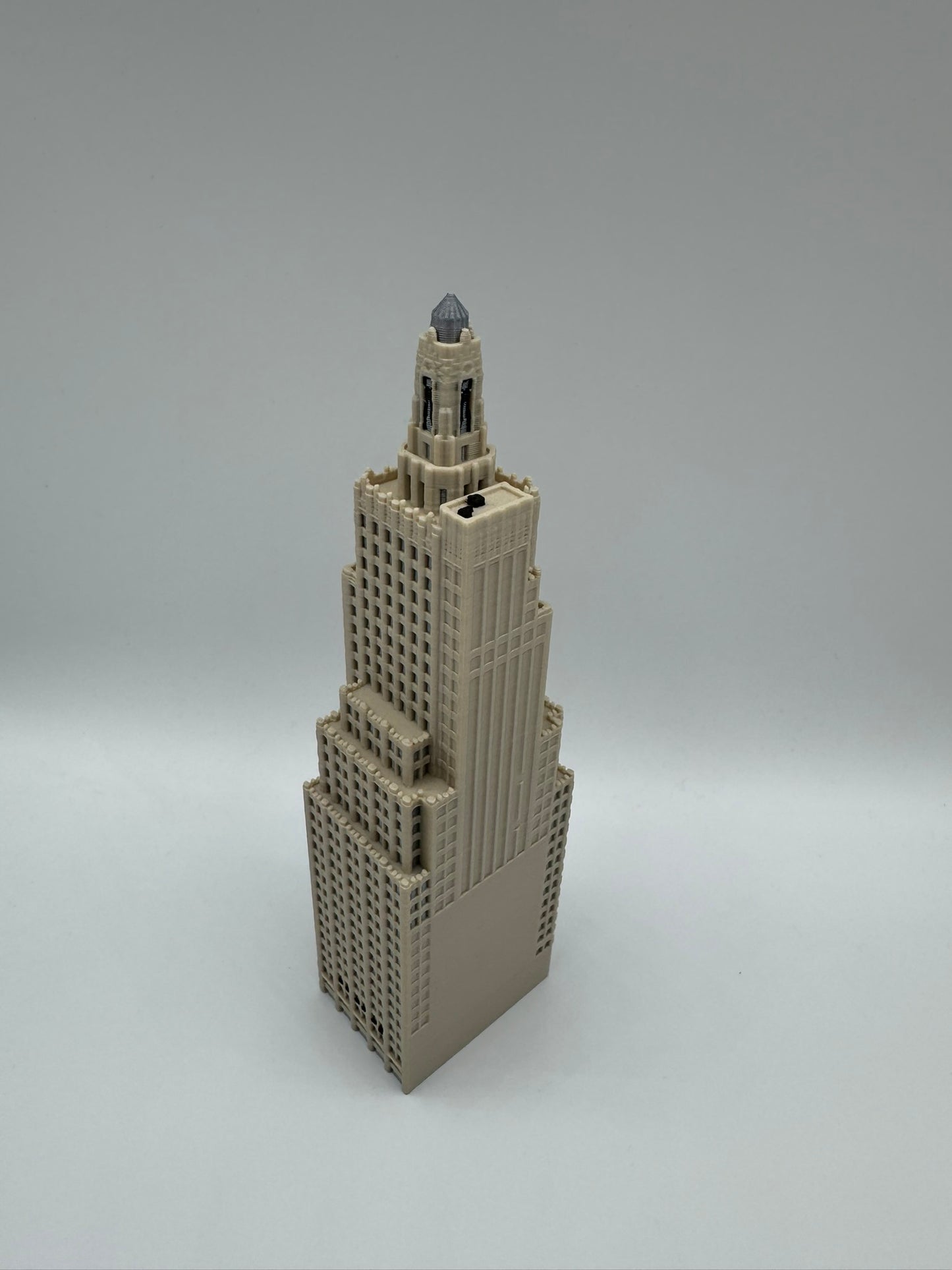 Kansas City Power and Light Building Model- 3D Printed Full Color