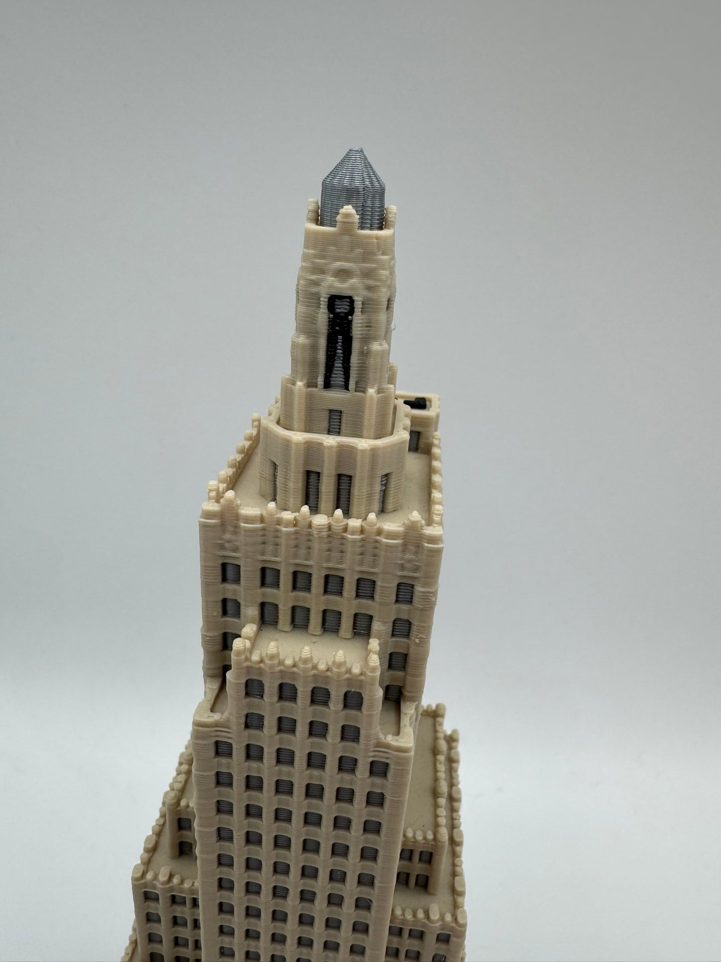 Kansas City Power and Light Building Model- 3D Printed Full Color