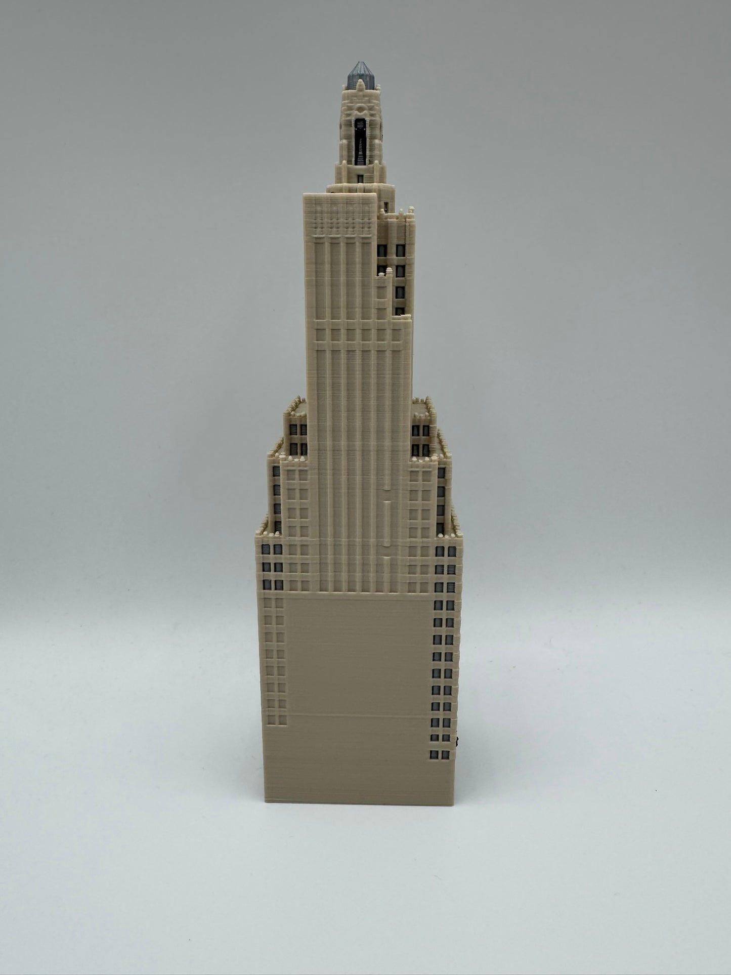 Kansas City Power and Light Building Model- 3D Printed Full Color