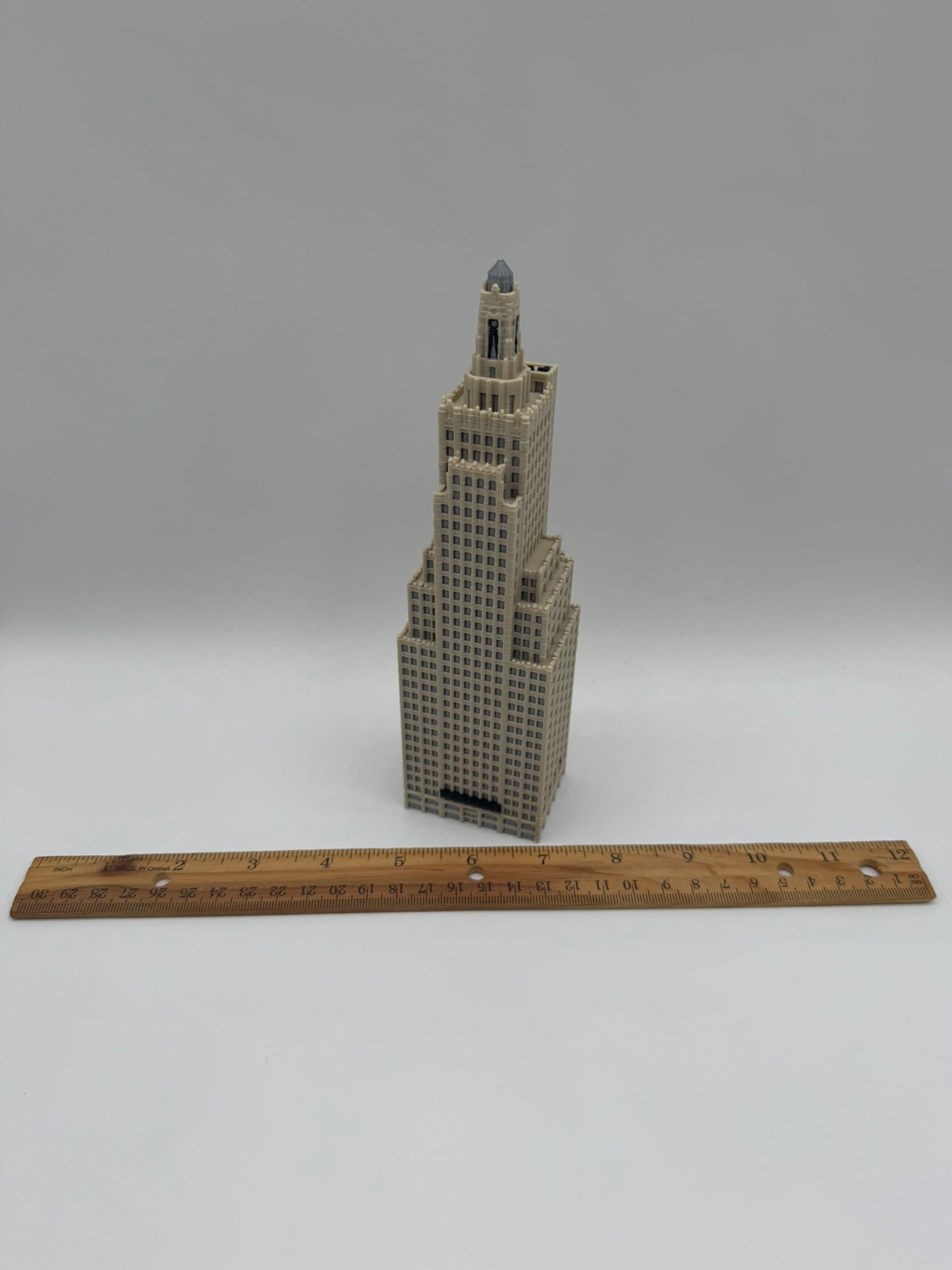 Kansas City Power and Light Building Model- 3D Printed Full Color