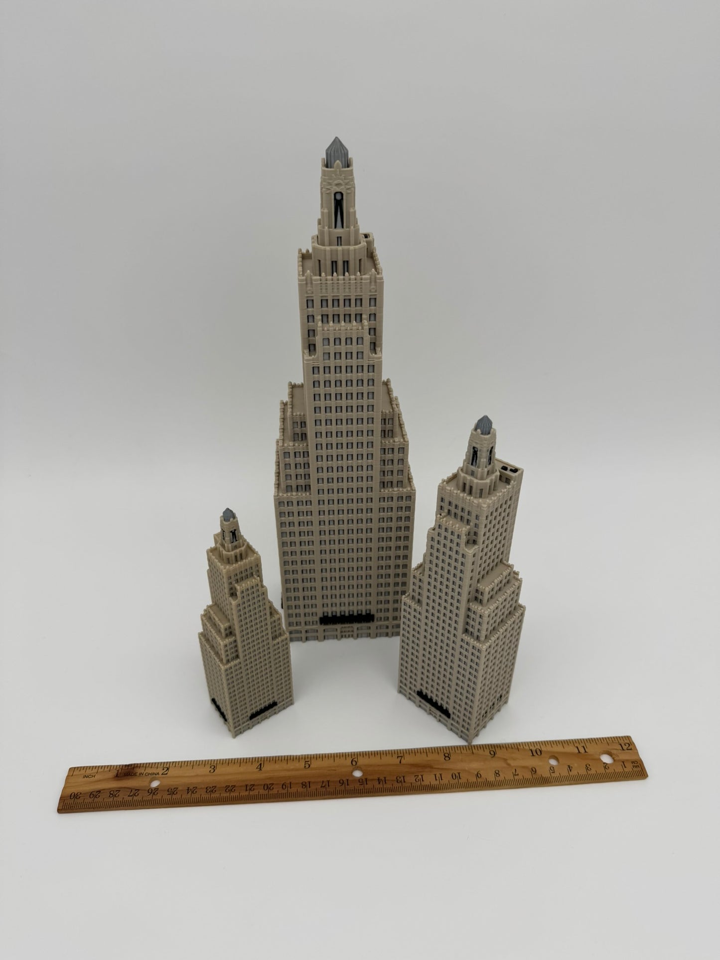 Kansas City Power and Light Building Model- 3D Printed Full Color