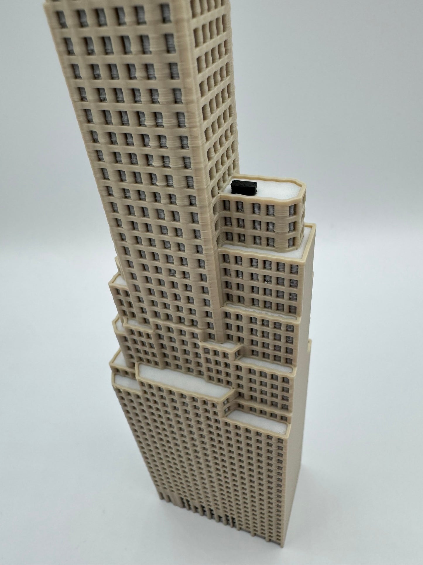 One Wall Street Model- 3D Printed Full Color