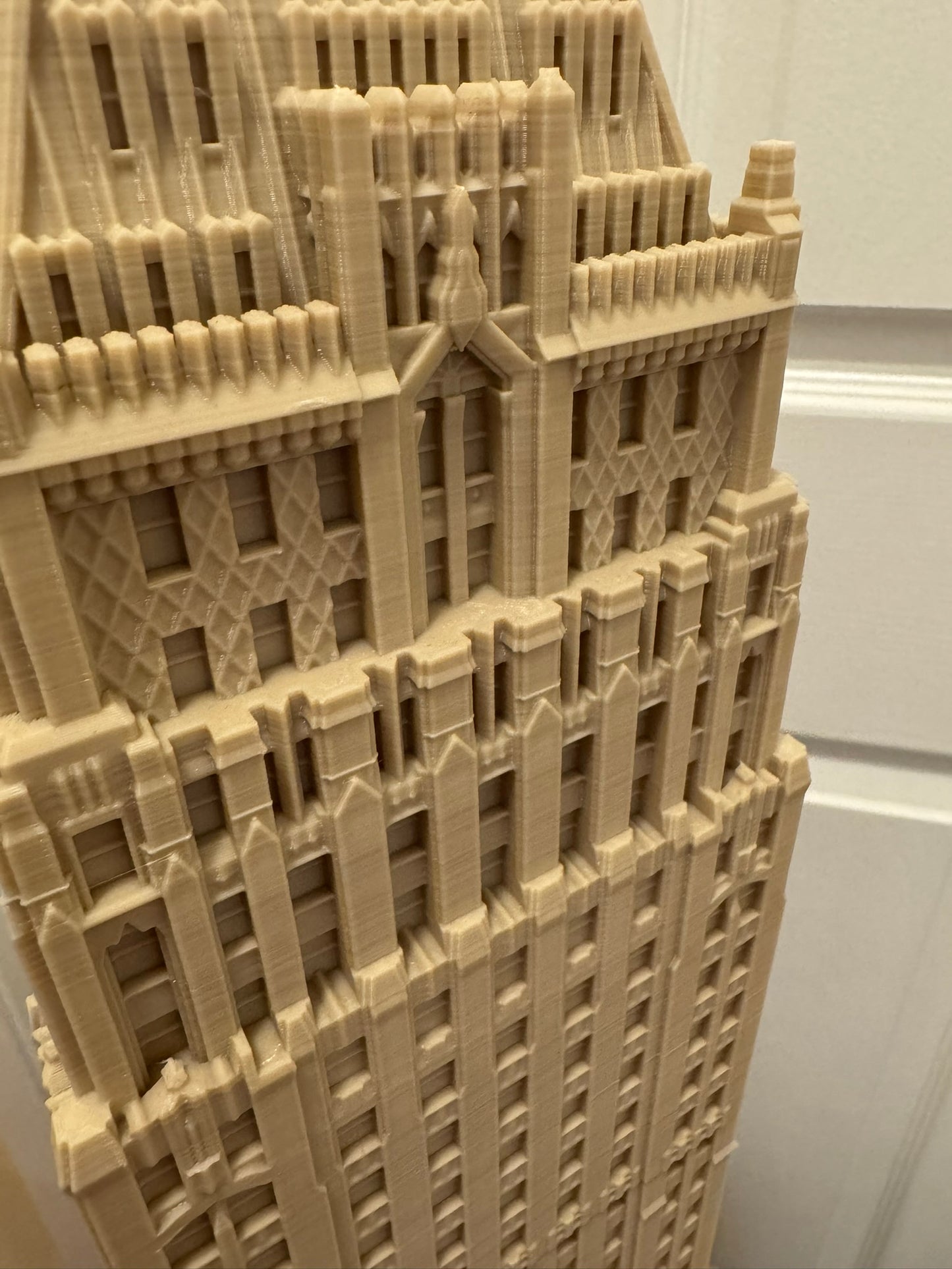 Extra Large 40 Wall Street Model- 3D Printed