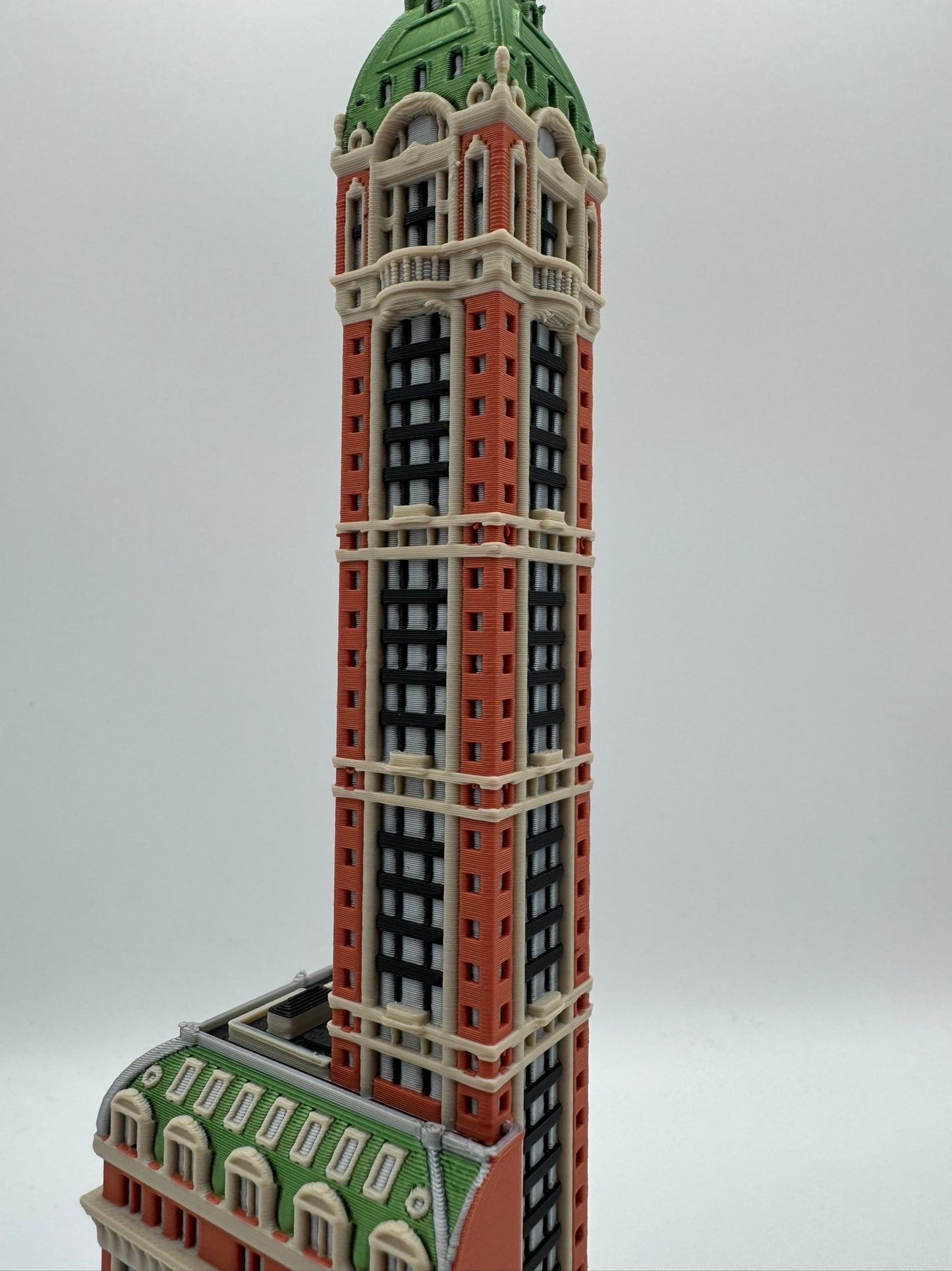Singer Building Model- 3D Printed Full Color