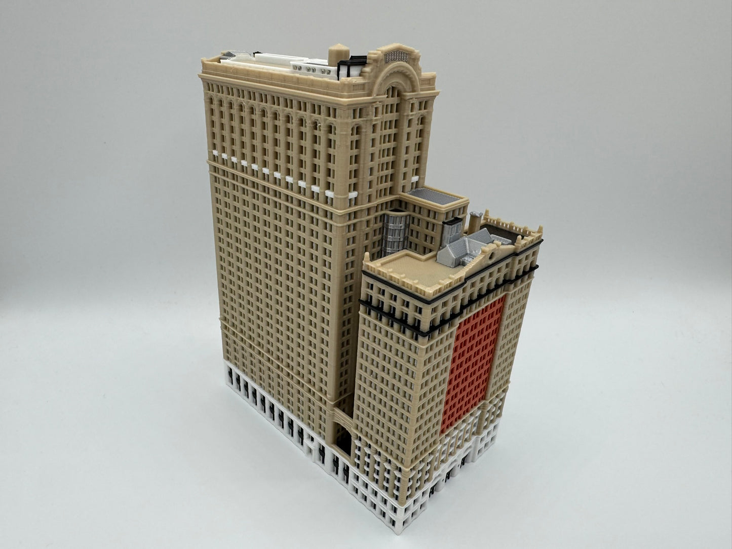 Whitehall Building Model- 3D Printed Full Color
