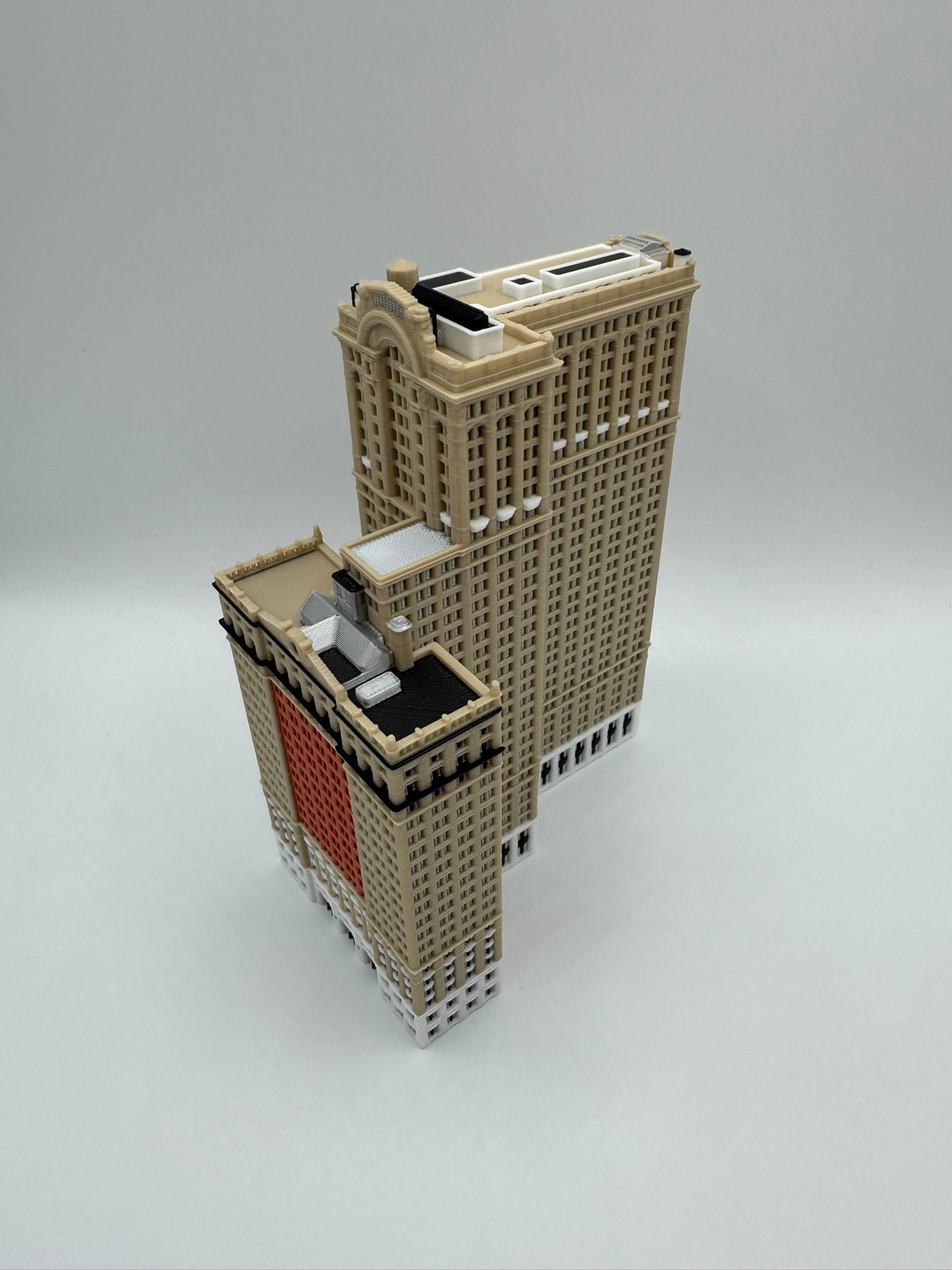 Whitehall Building Model- 3D Printed Full Color